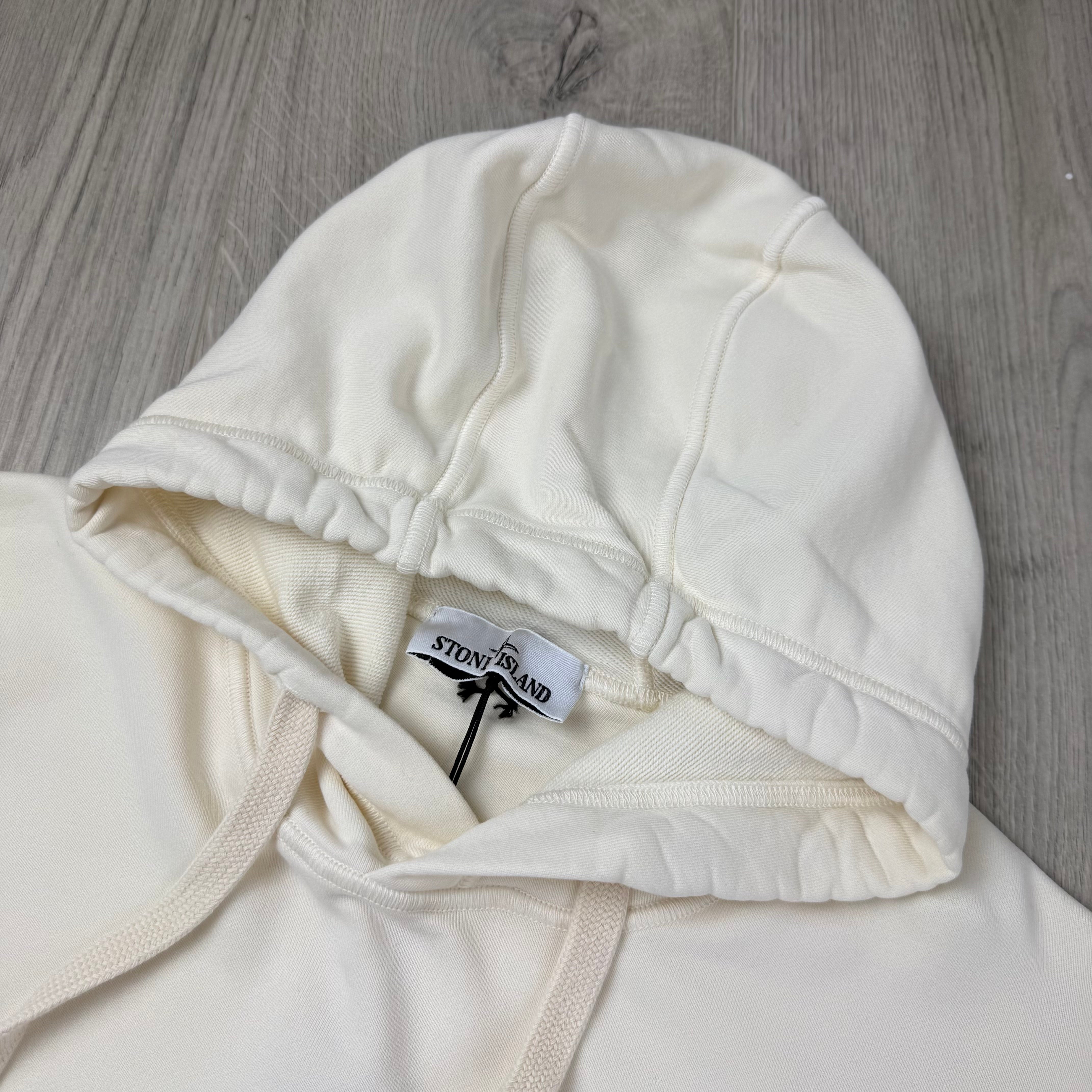 Stone Island Dyed Hoodie - Ivory