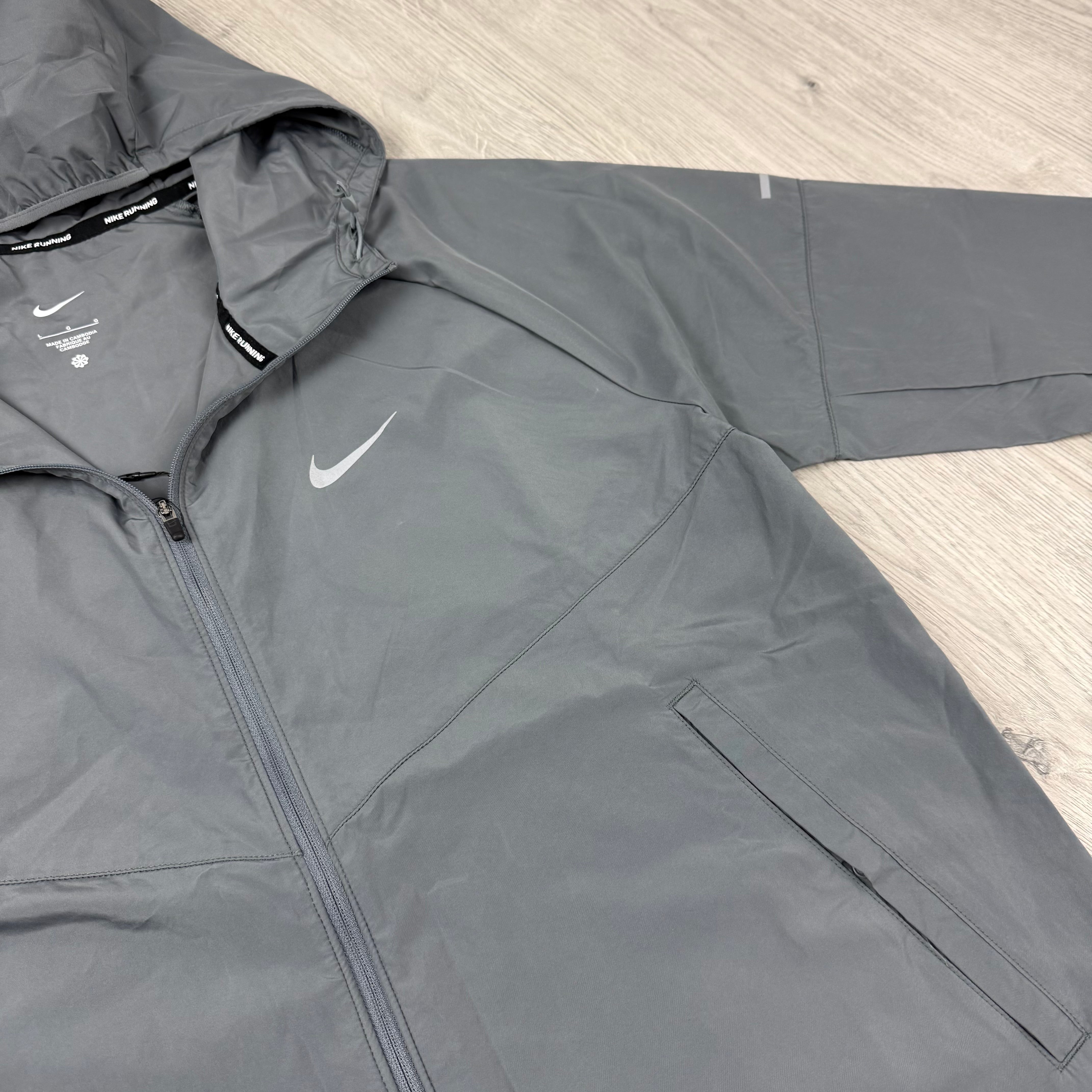 Nike Miler Repel Windbeaker - Smoke Grey