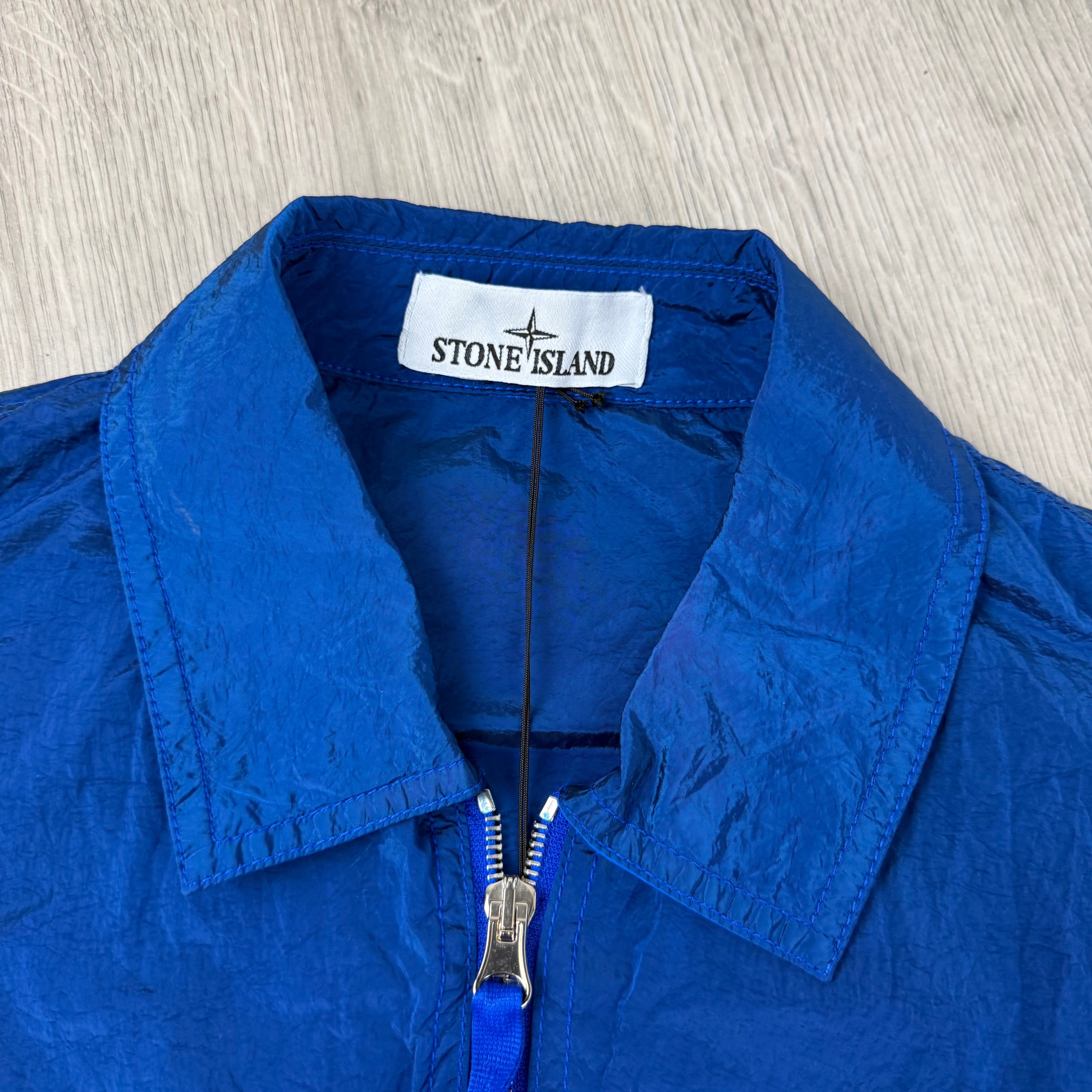 Stone Island Metal Overshirt - Bright Blue