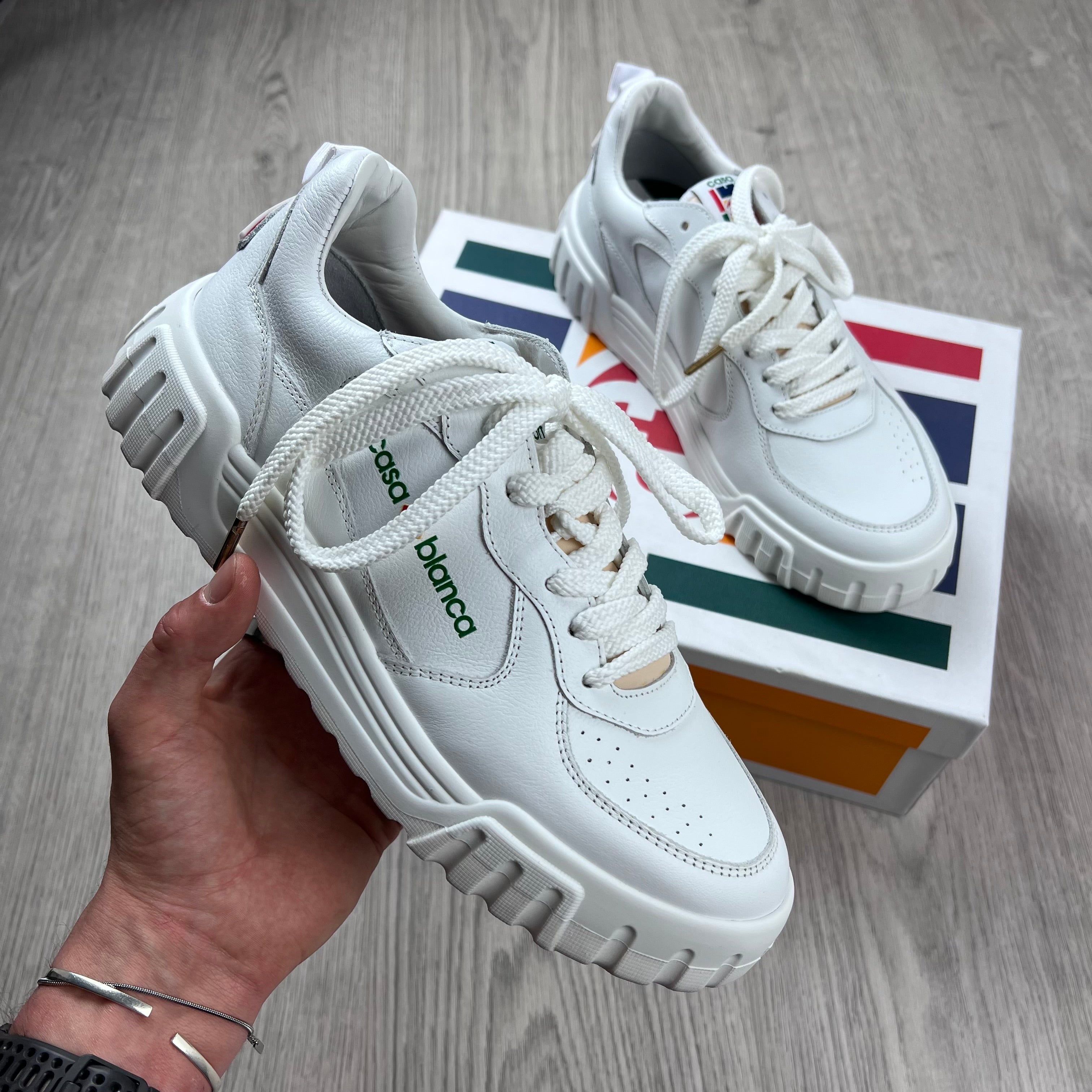 Casablanca Court Sneaker - White