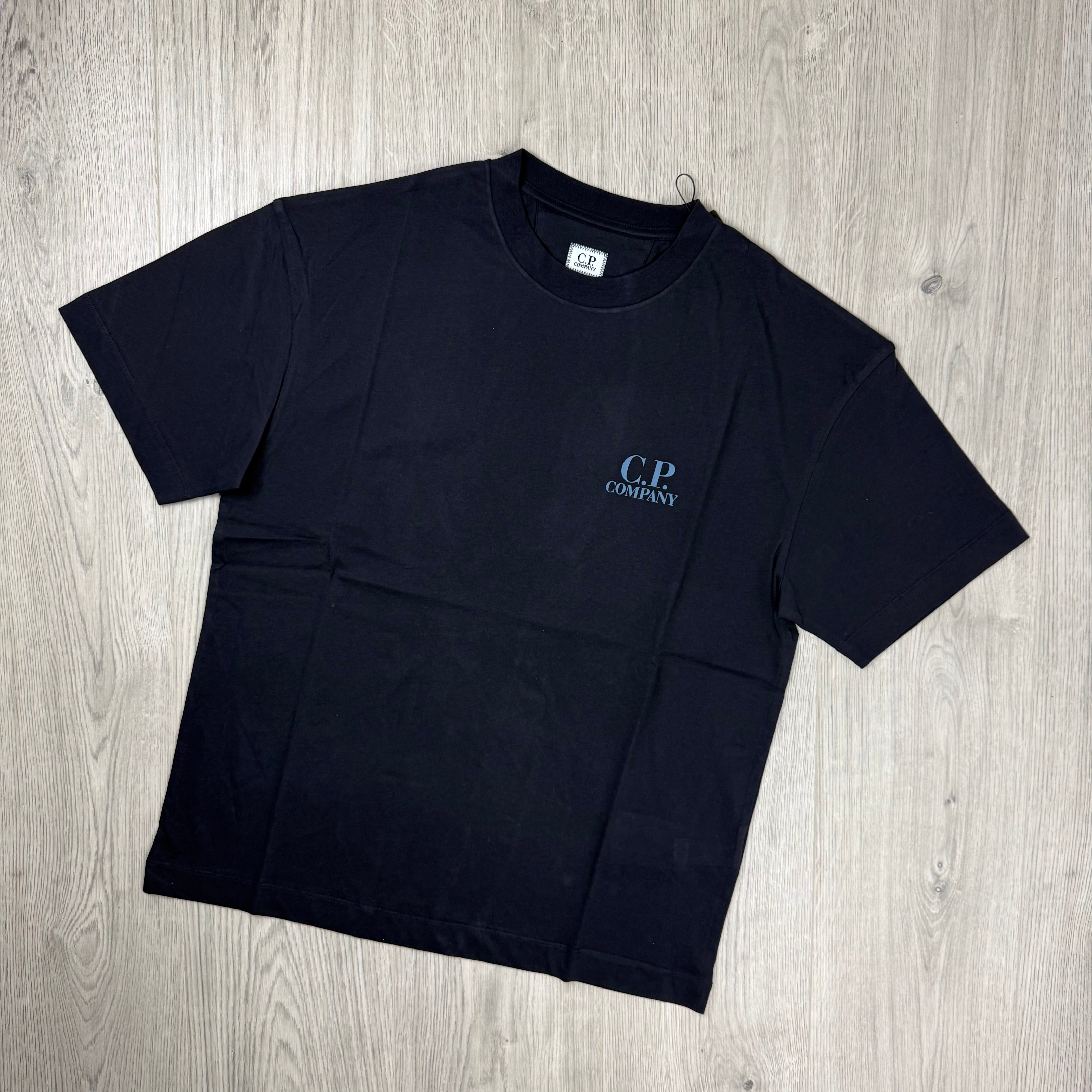 CP Company Printed T-Shirt - Navy