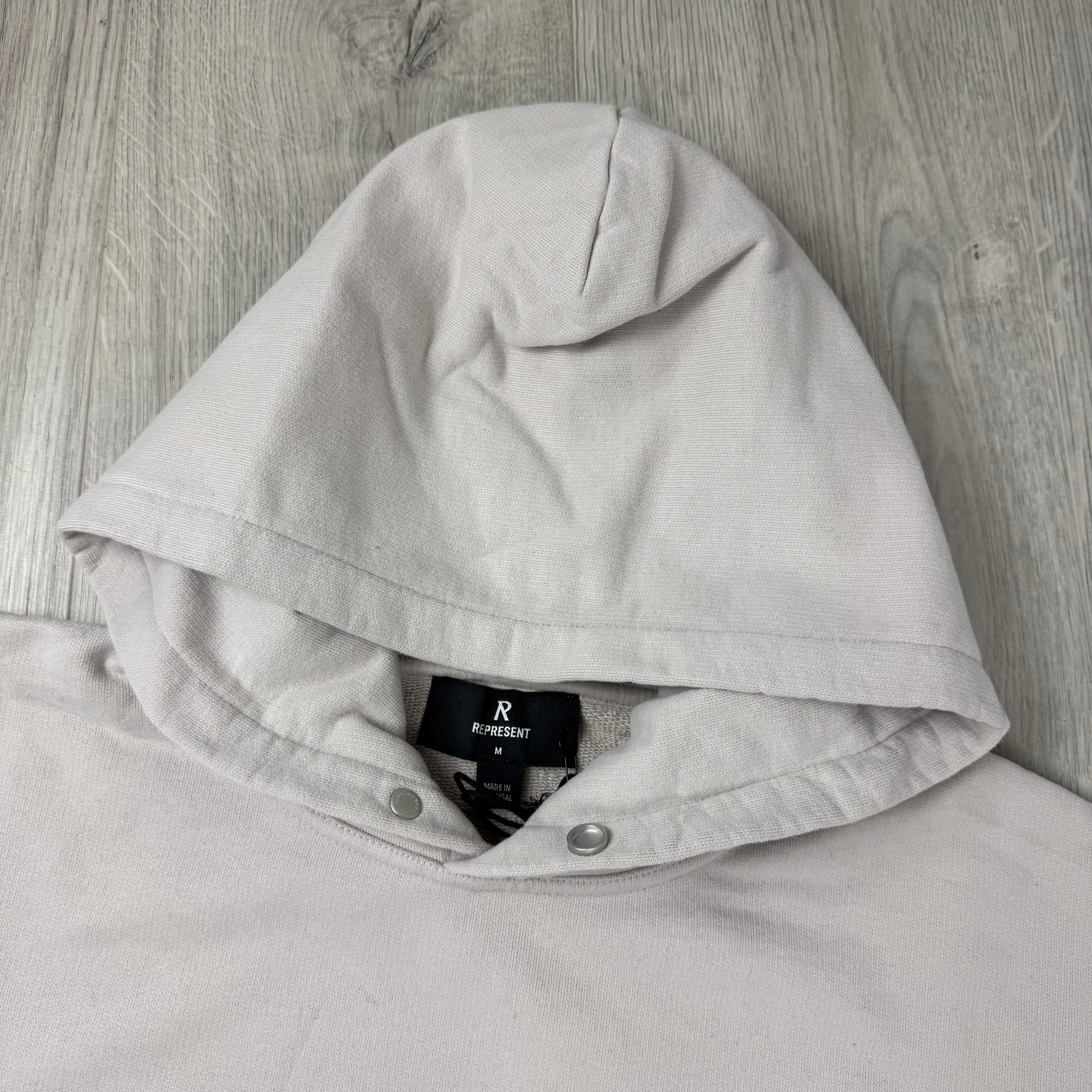 Represent 'Script' Hoodie - Concrete