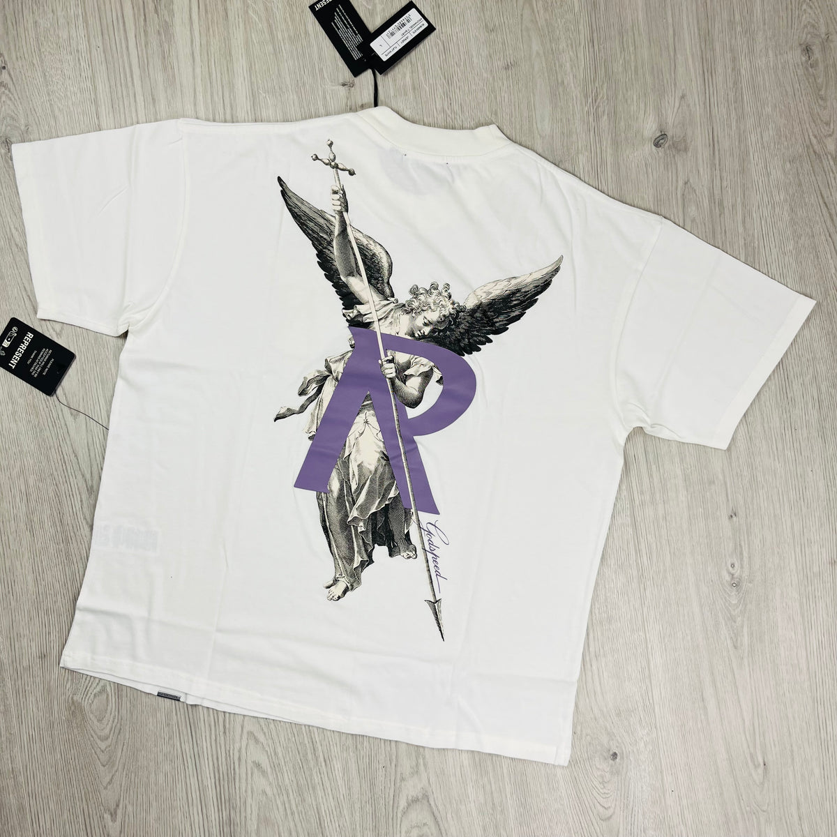 Represent 'Archangel' T-Shirt -  Flat White