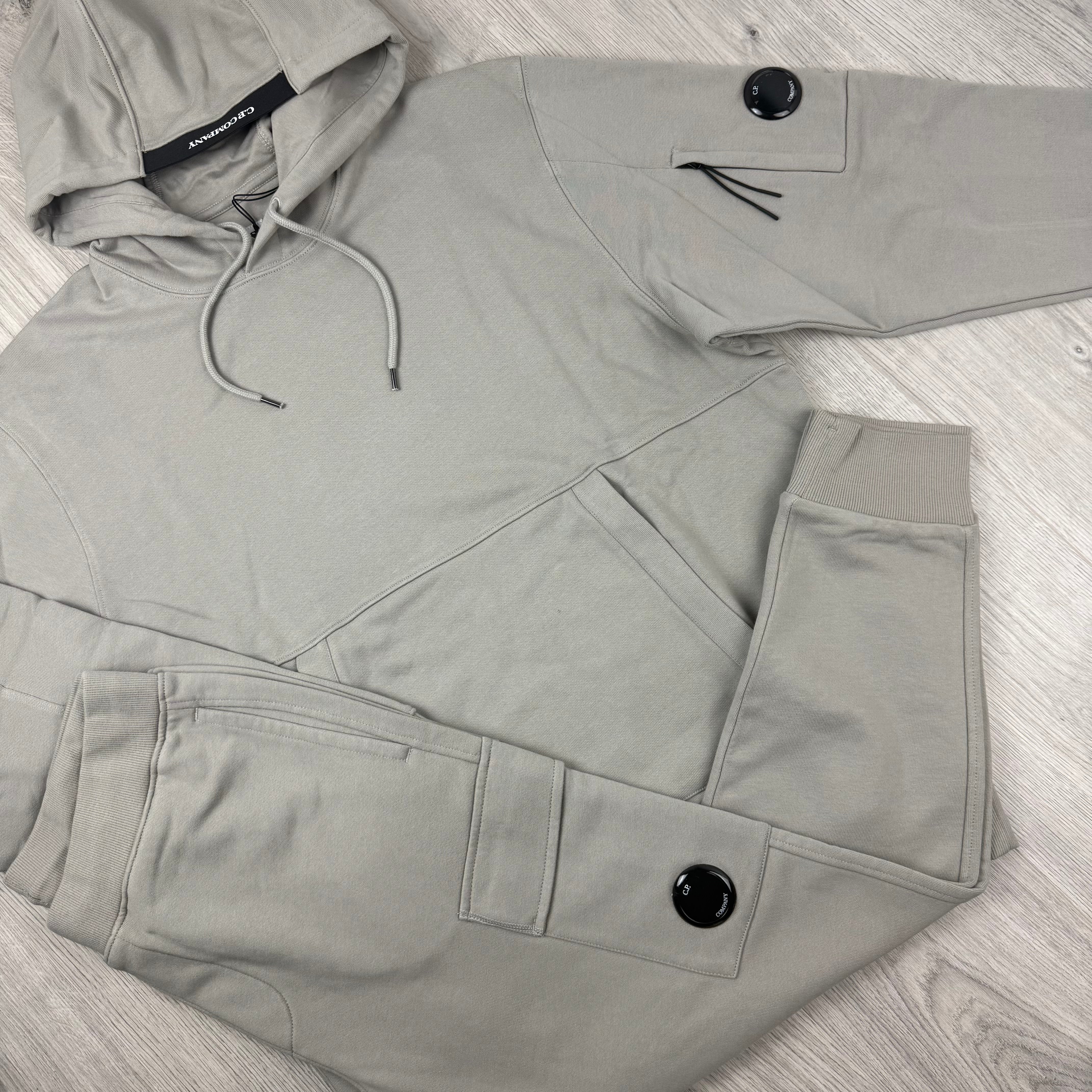 CP Company Raised Fleece Tracksuit - Dove