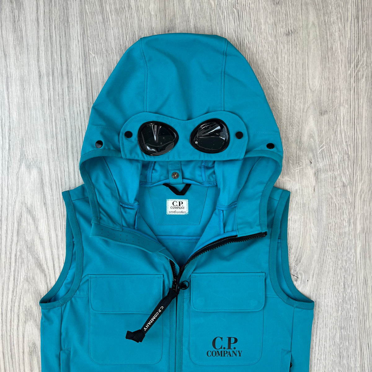 CP Company Junior Shell-R Gilet - Tile Blue