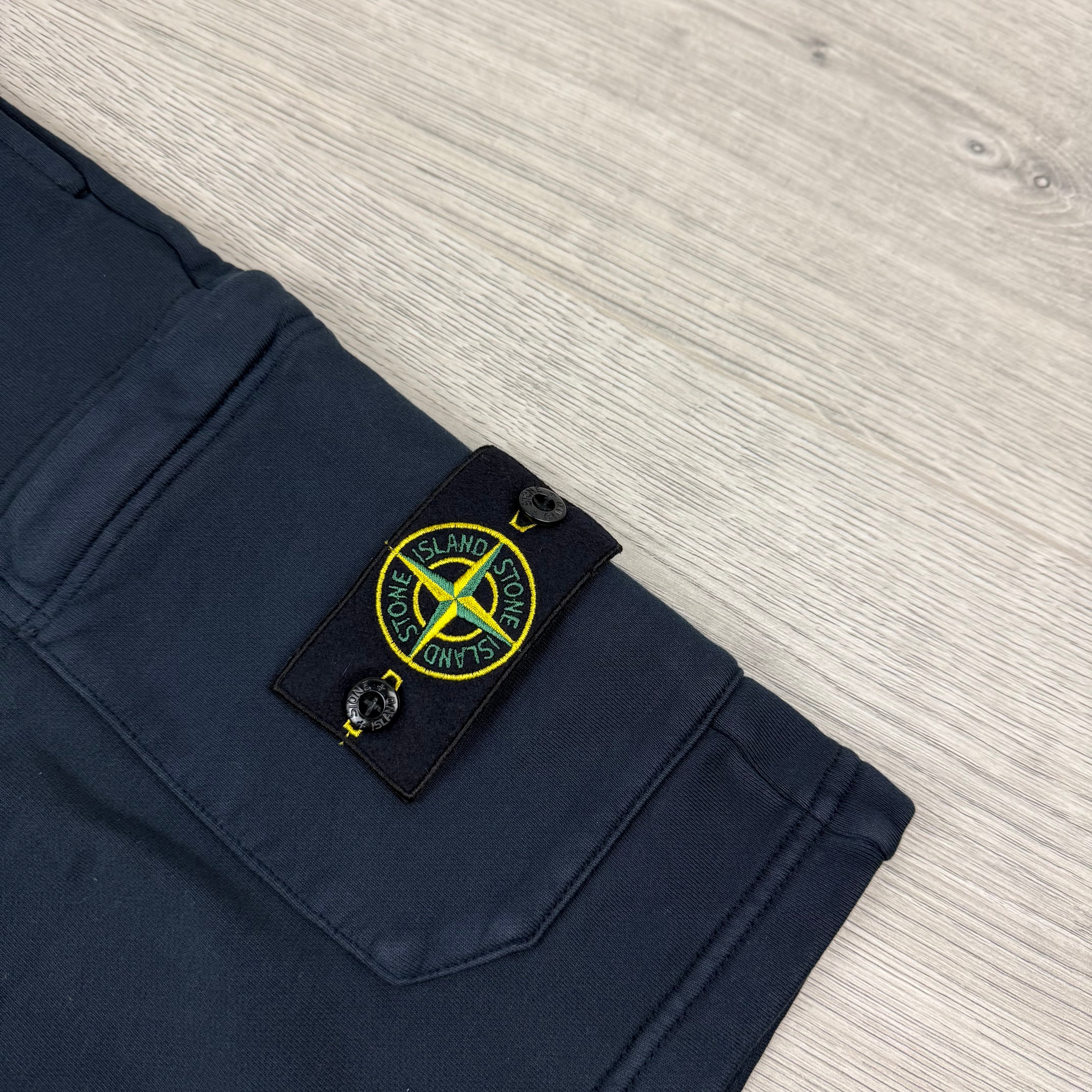 Stone Island Jersey Shorts - Navy