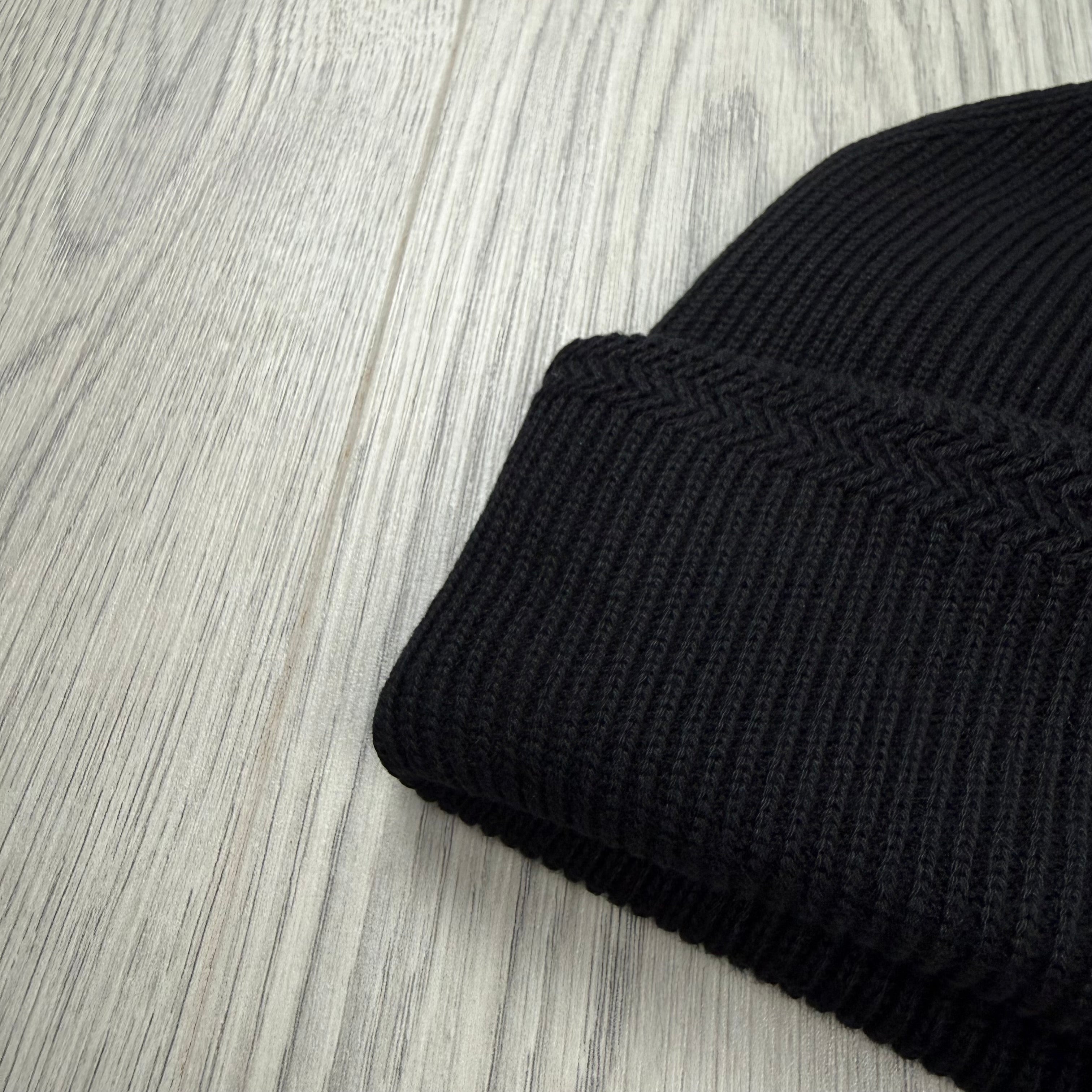 Stone Island Wool Beanie - Black