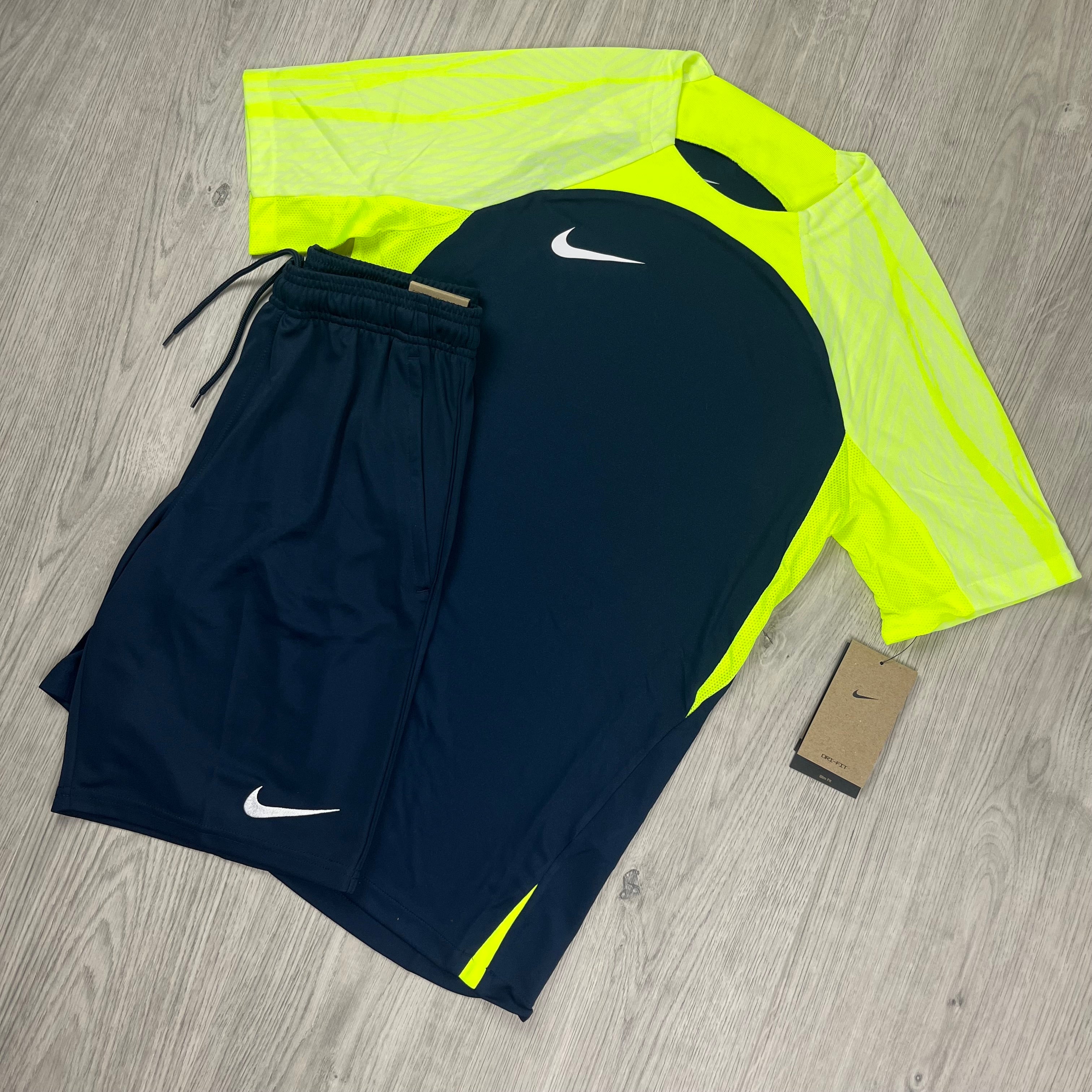 Nike Dri-Fit Pocket Set - Navy/Volt