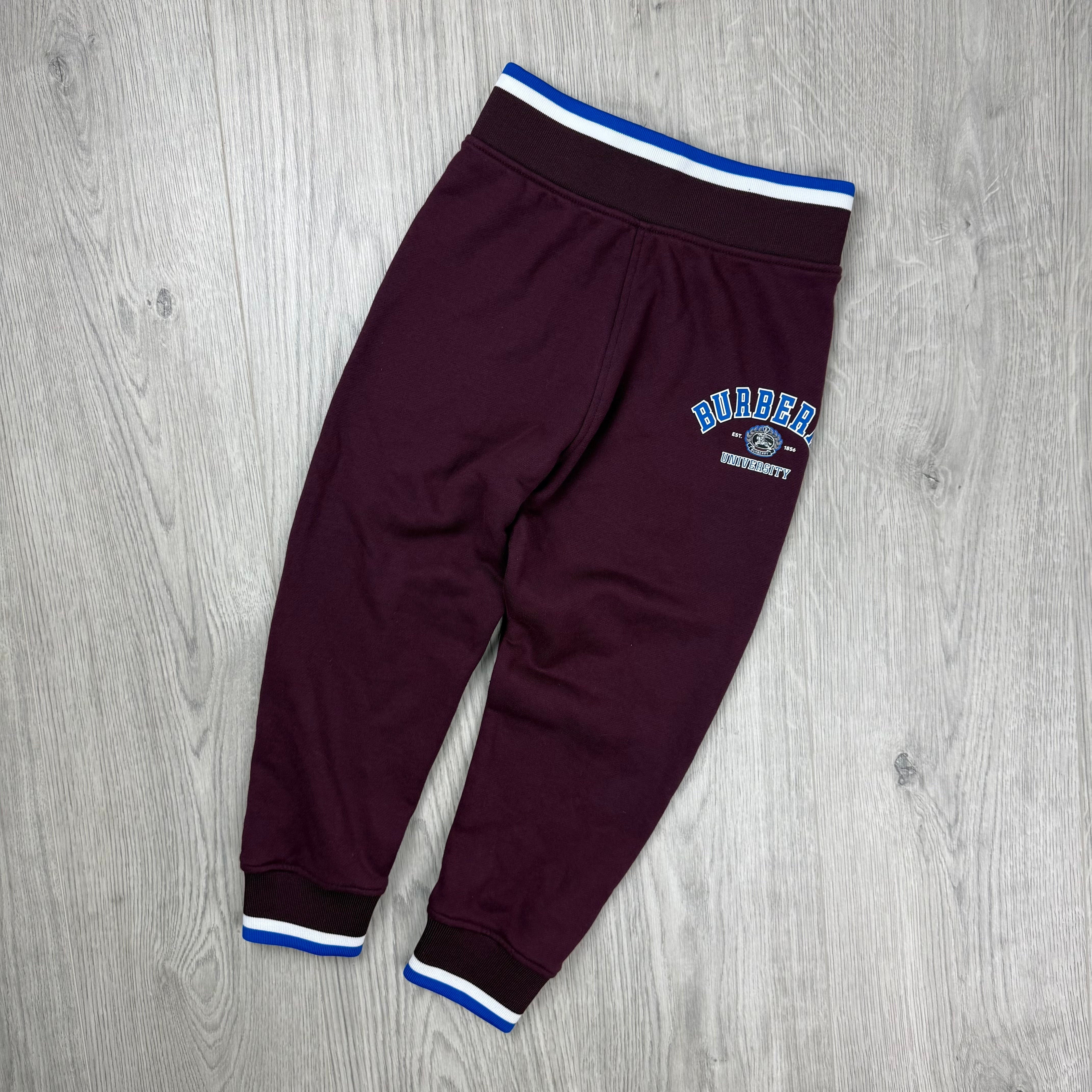 Burberry Junior Sweatpants - Burgundy