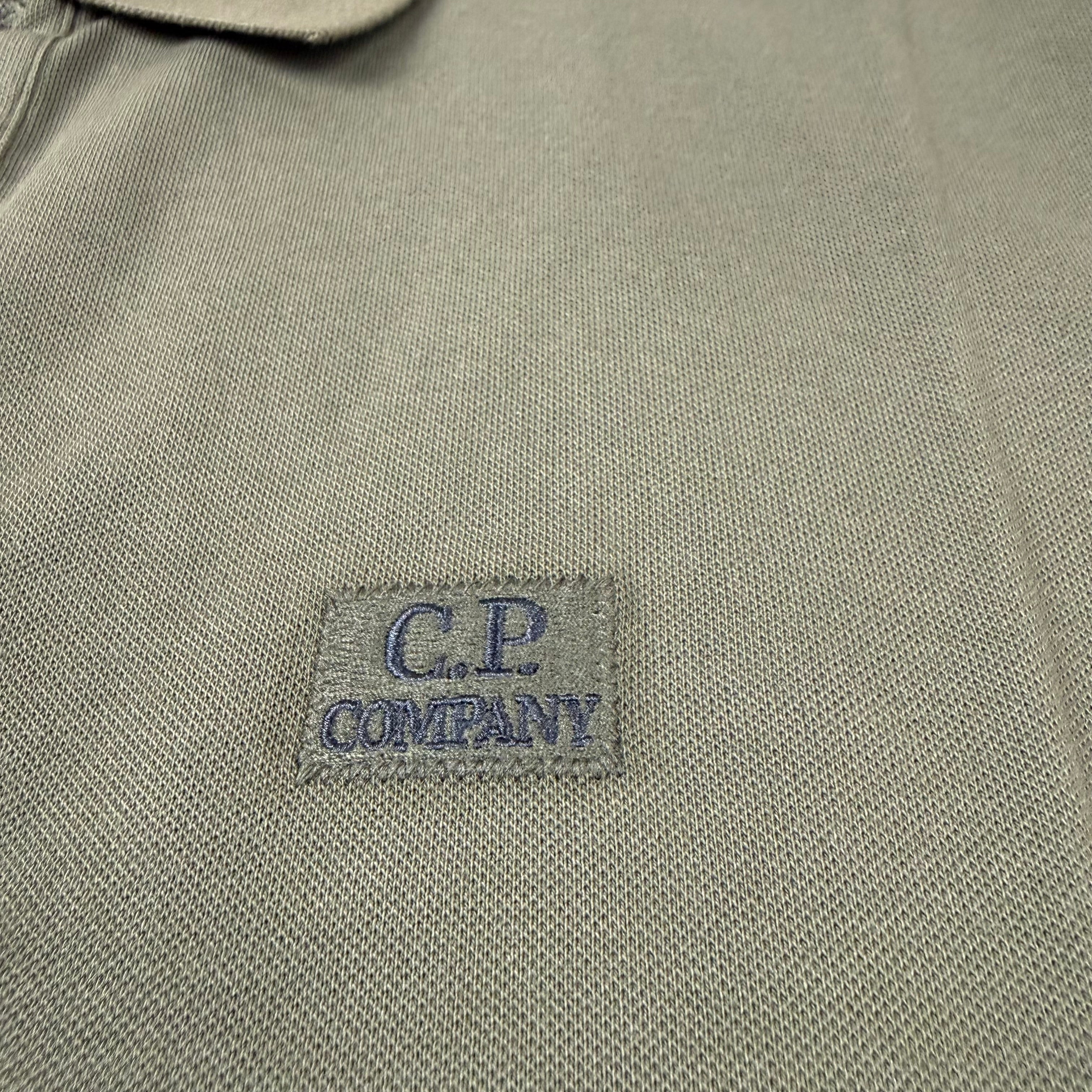 CP Company Piquet Polo Shirt - Ivy Green