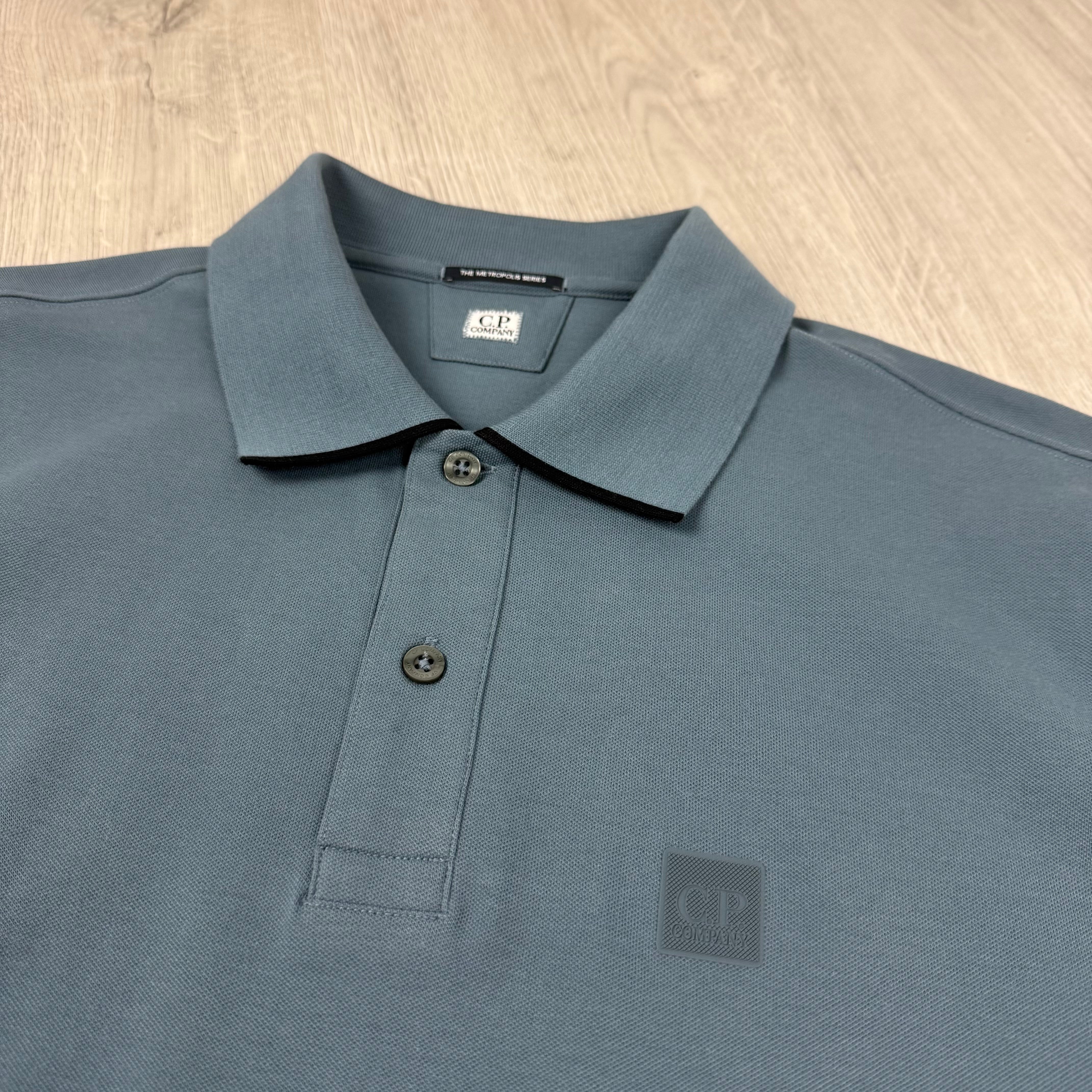 CP Company Metropolis Polo Shirt - Orion Blue