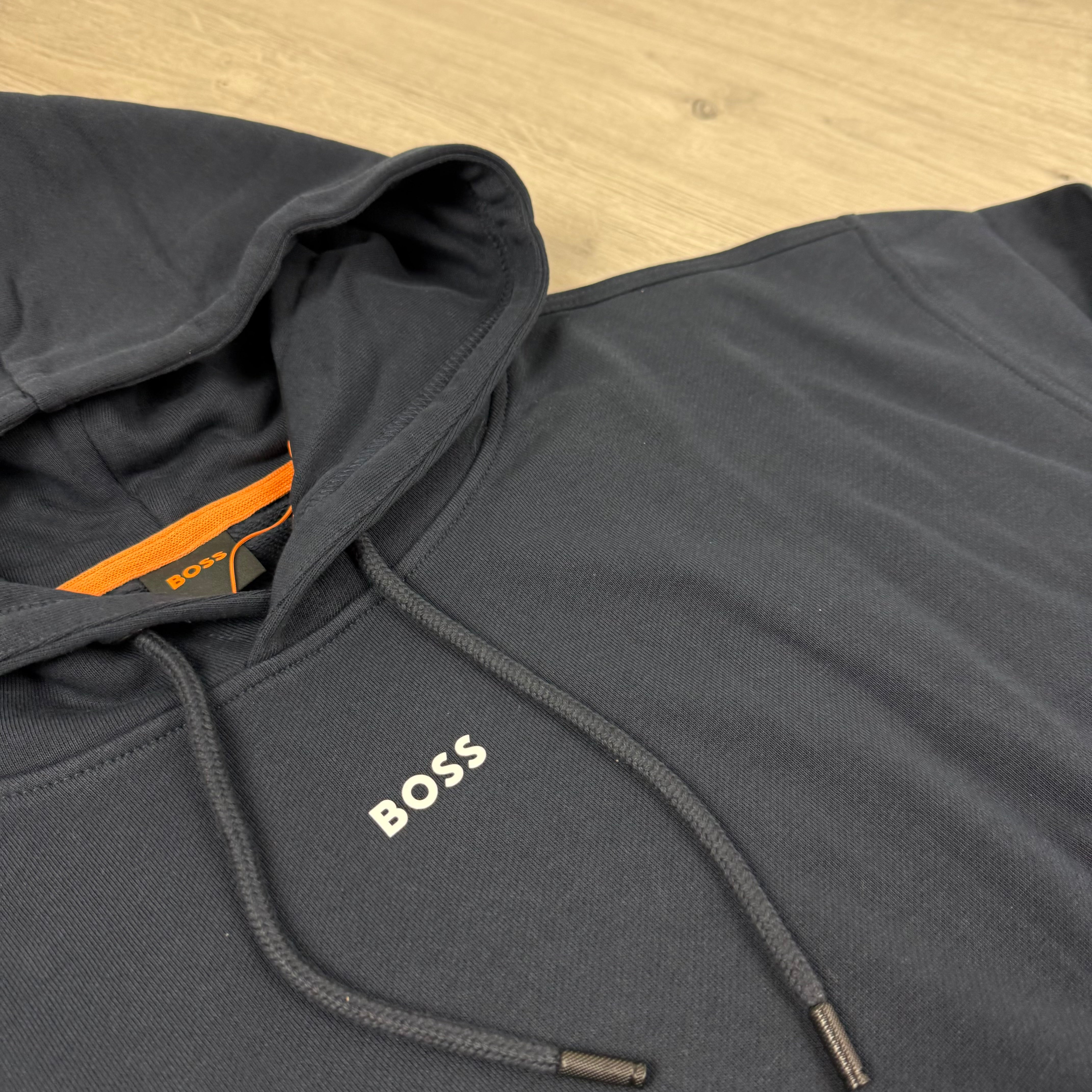Hugo Boss Pullover Hoodie - Navy