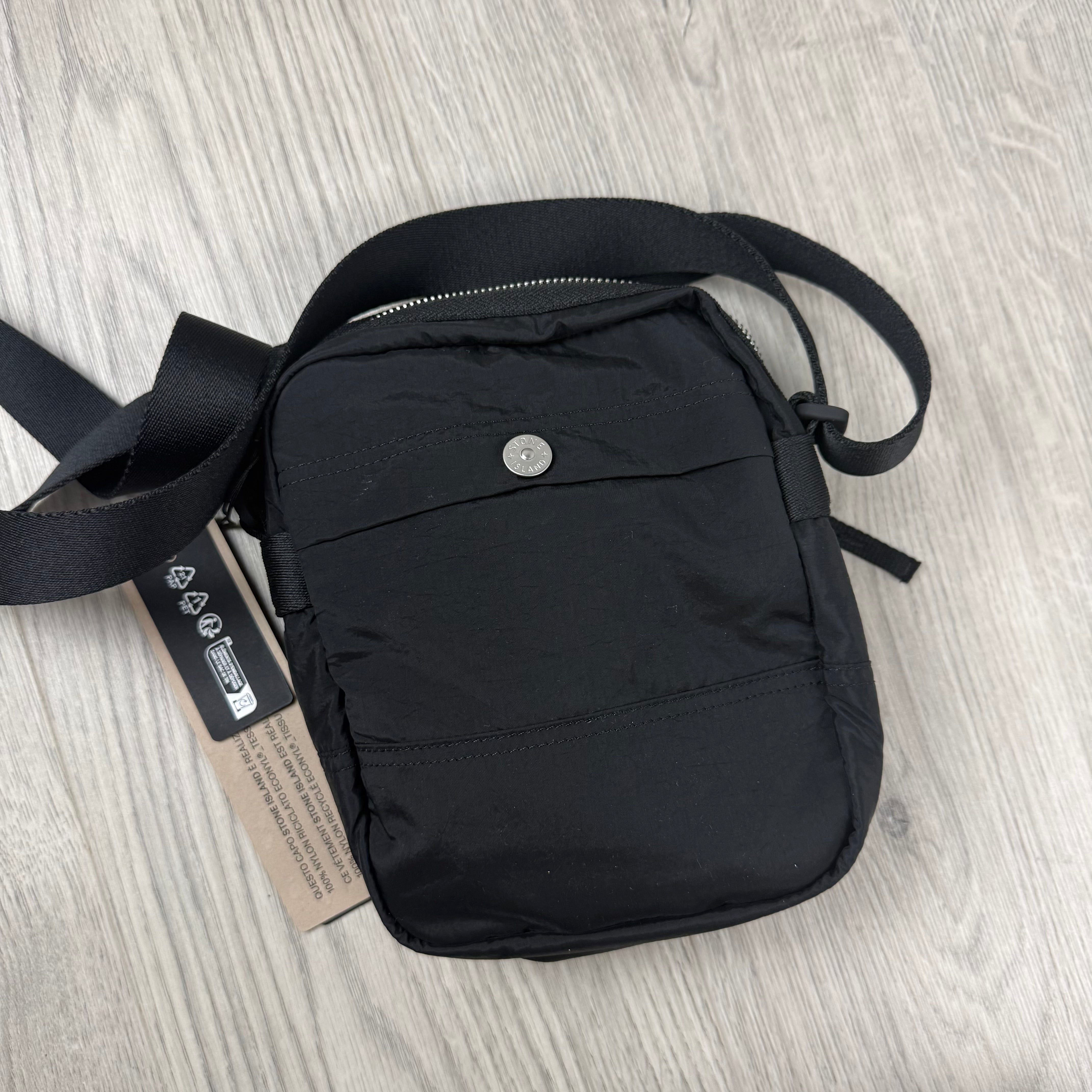 Stone Island Metal Messenger Bag - Black