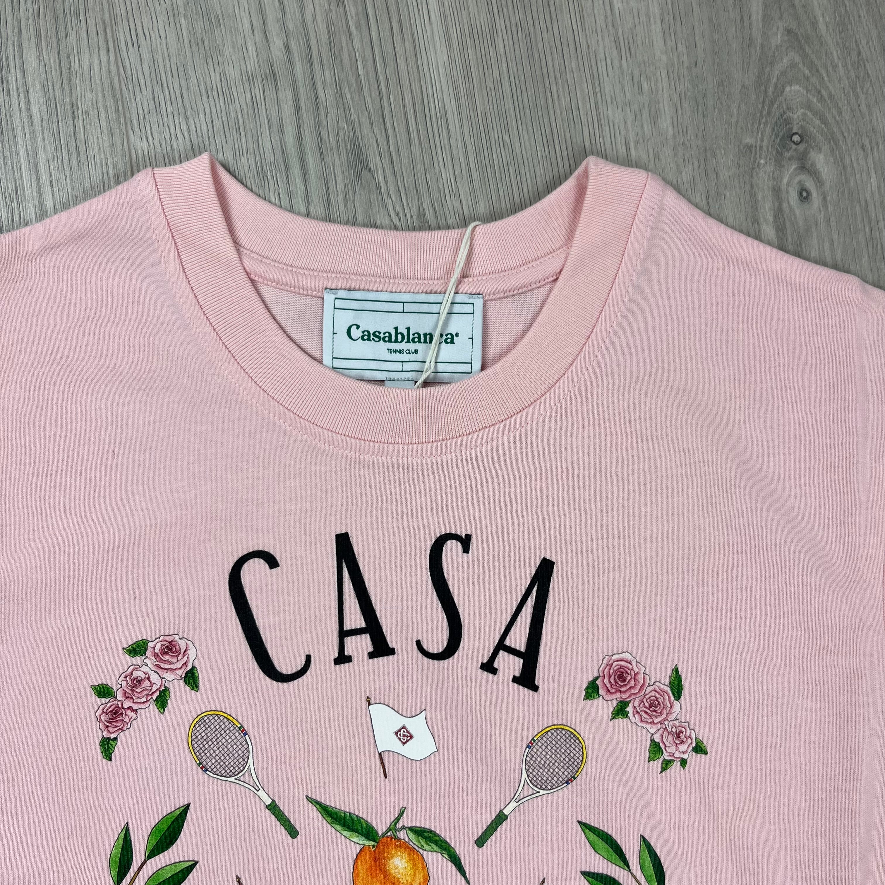 Casablanca Graphic T-Shirt - Pink