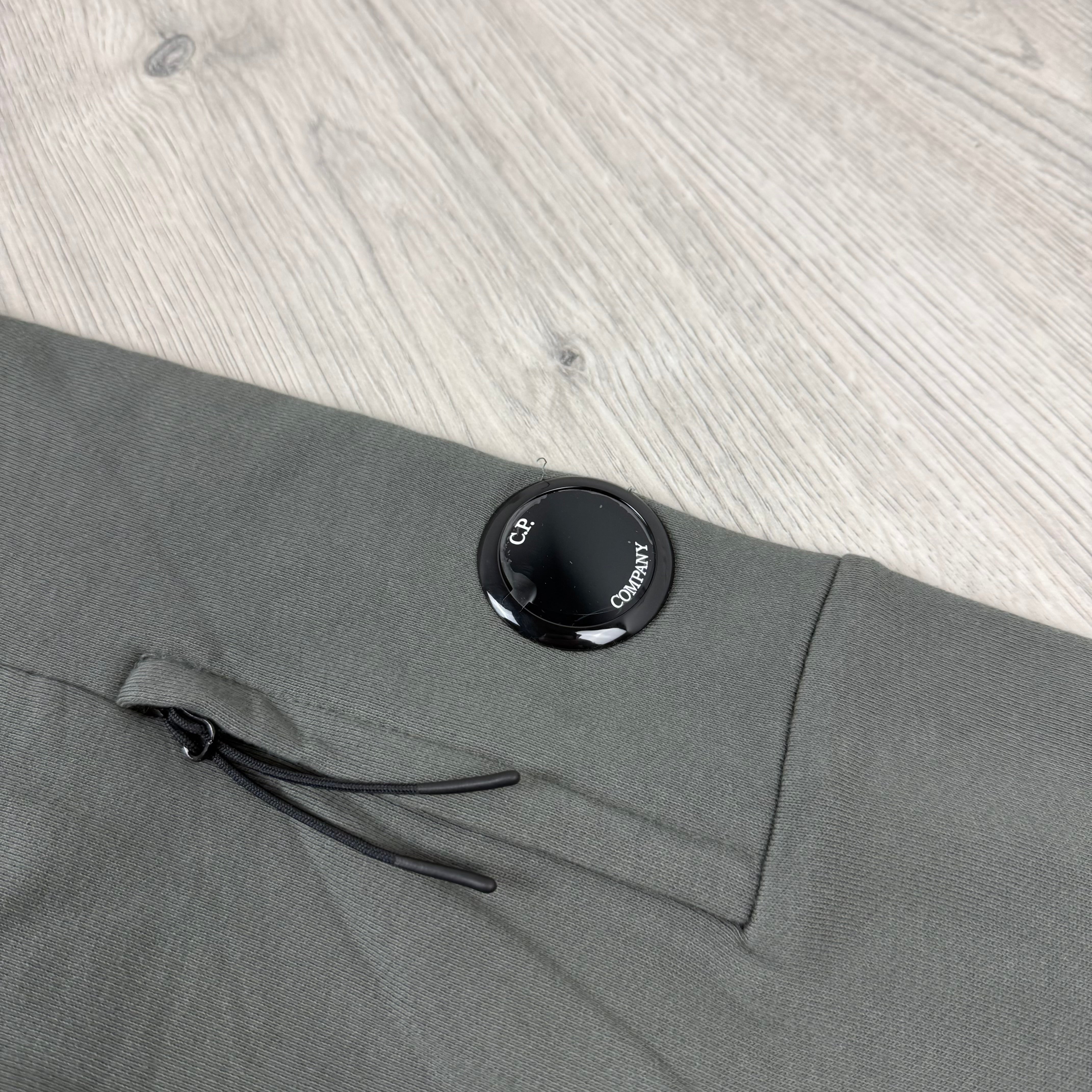 CP Company Raised Fleece Sweatshirt - Gunmetal