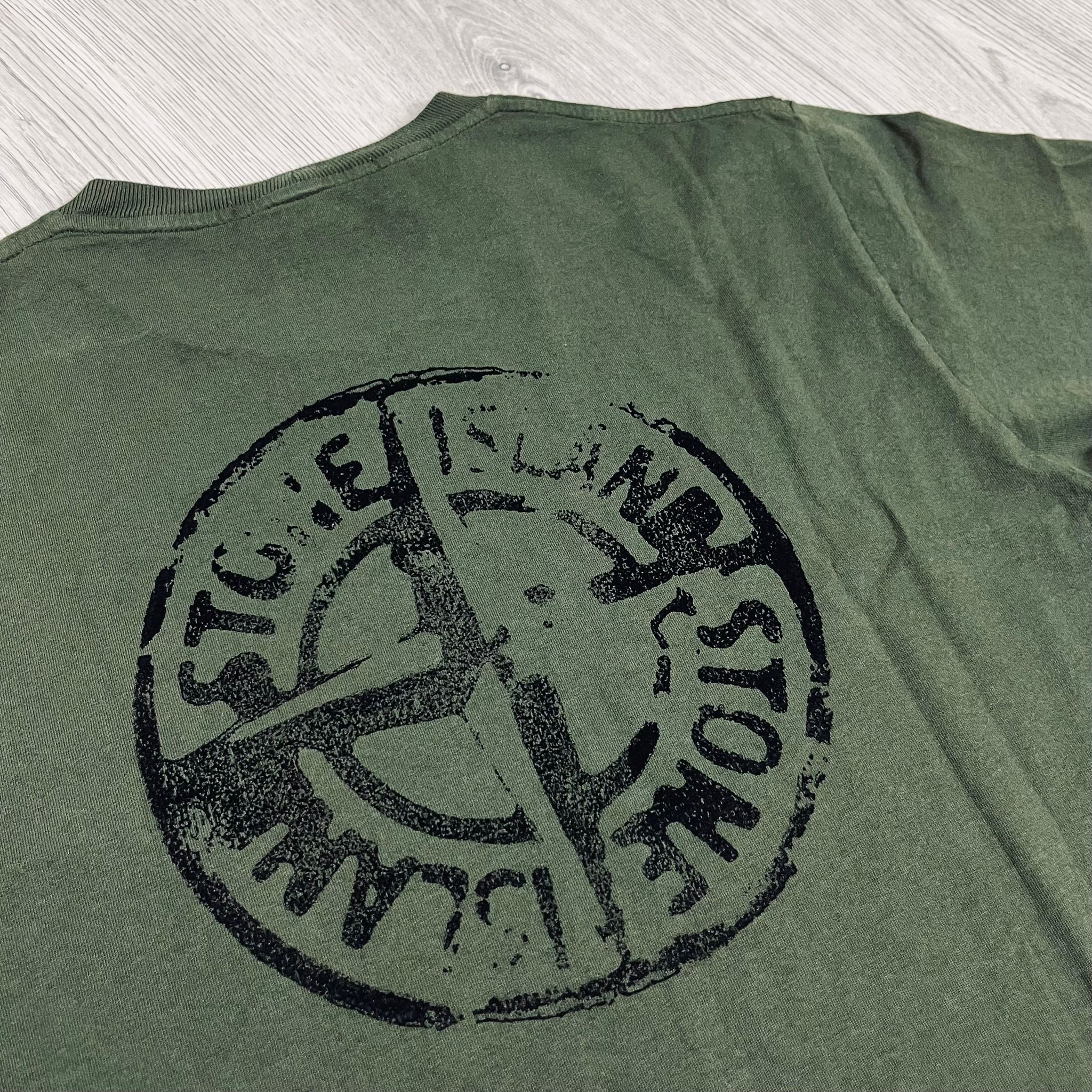 Stone Island Printed T-Shirt - Olive