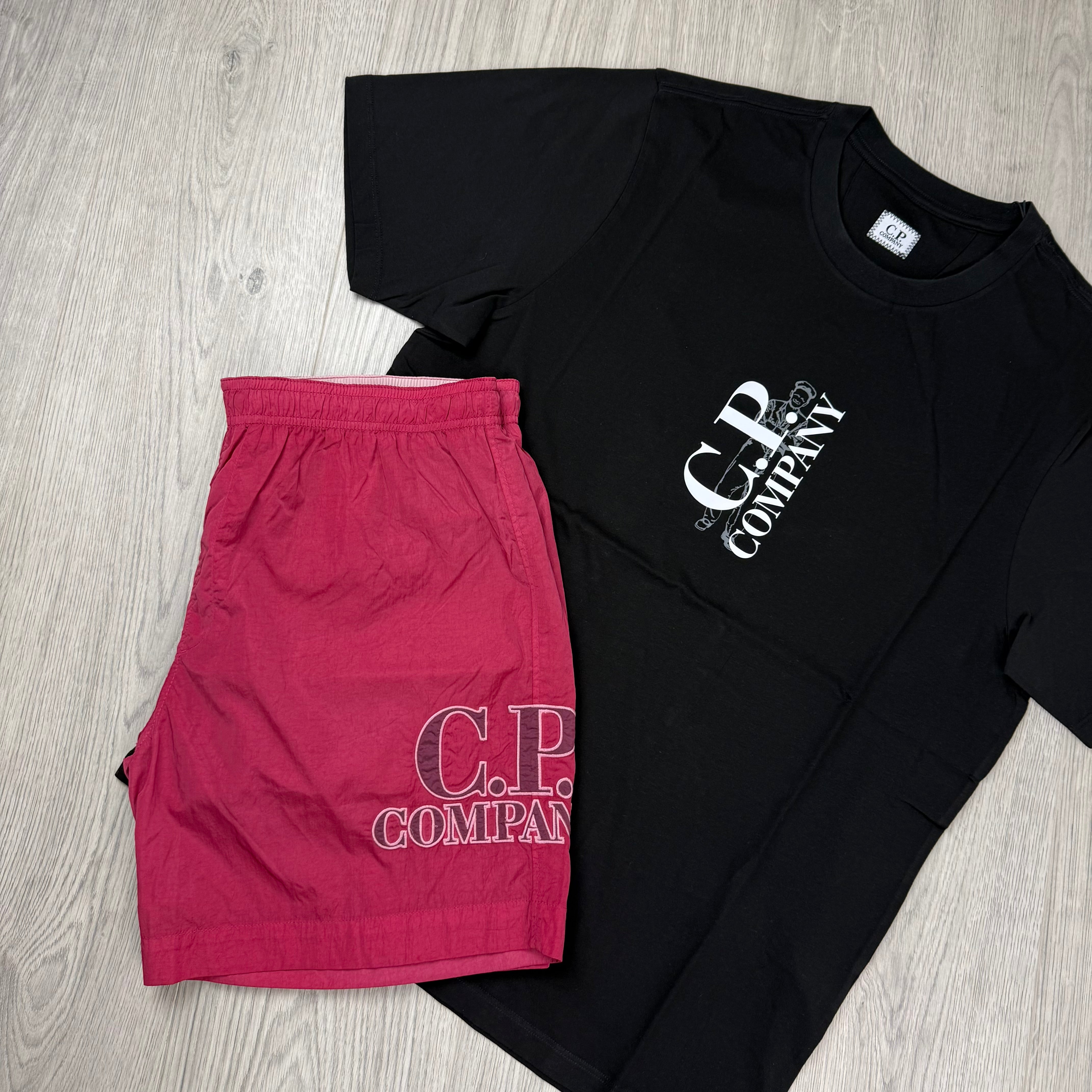 CP Company Holiday Set - Black/Red Bud