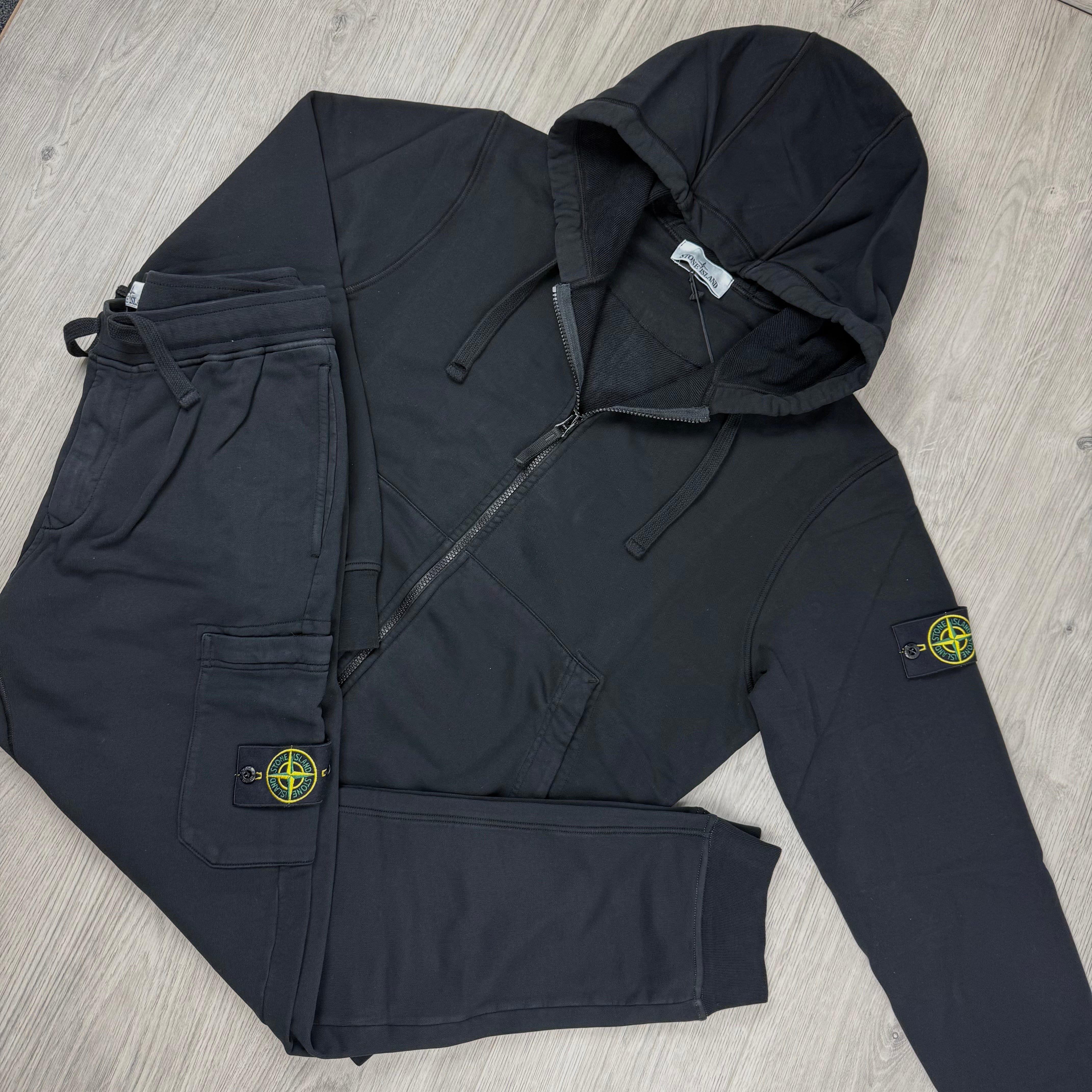 Stone Island Tracksuit - Black