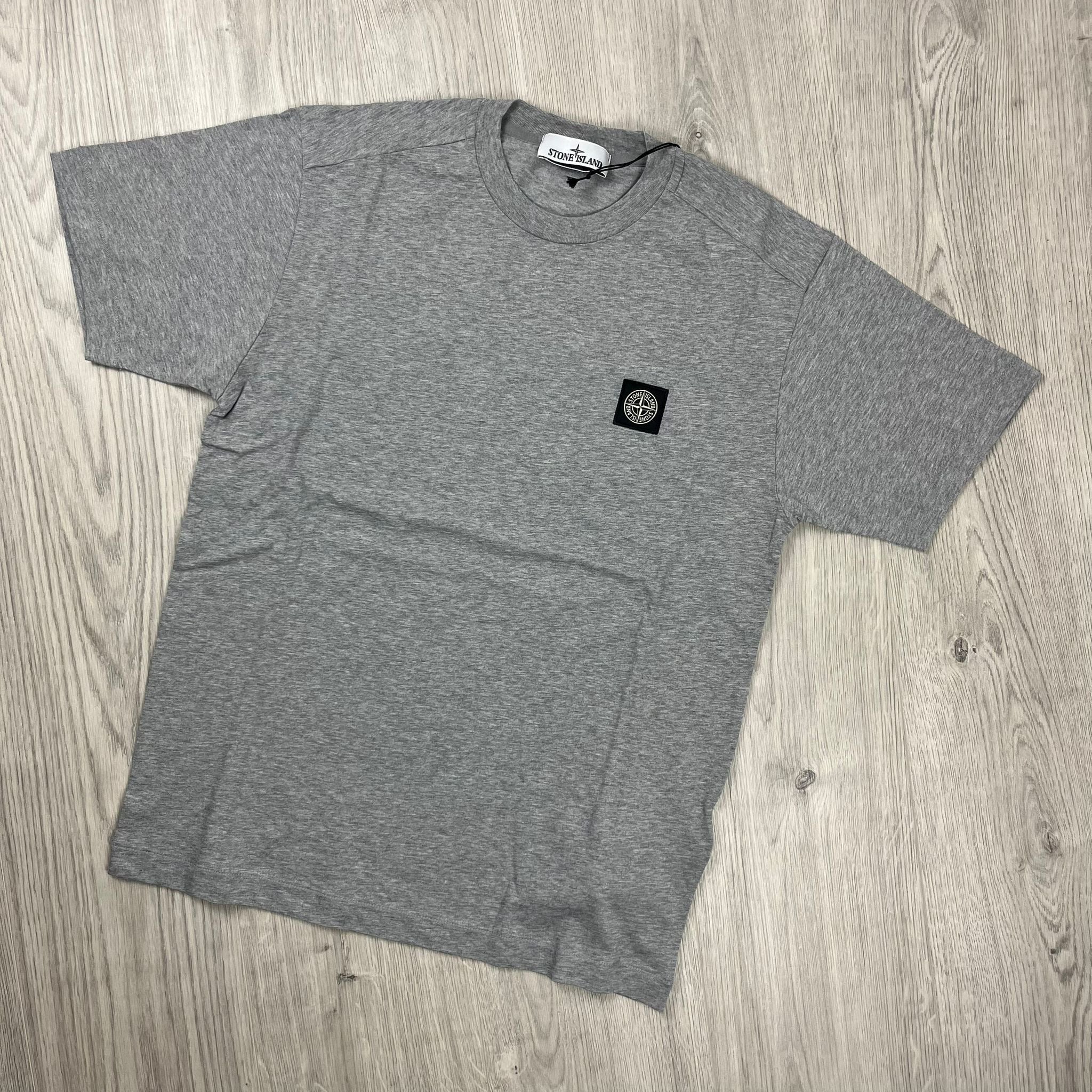 Stone Island Patch T-Shirt - Grey