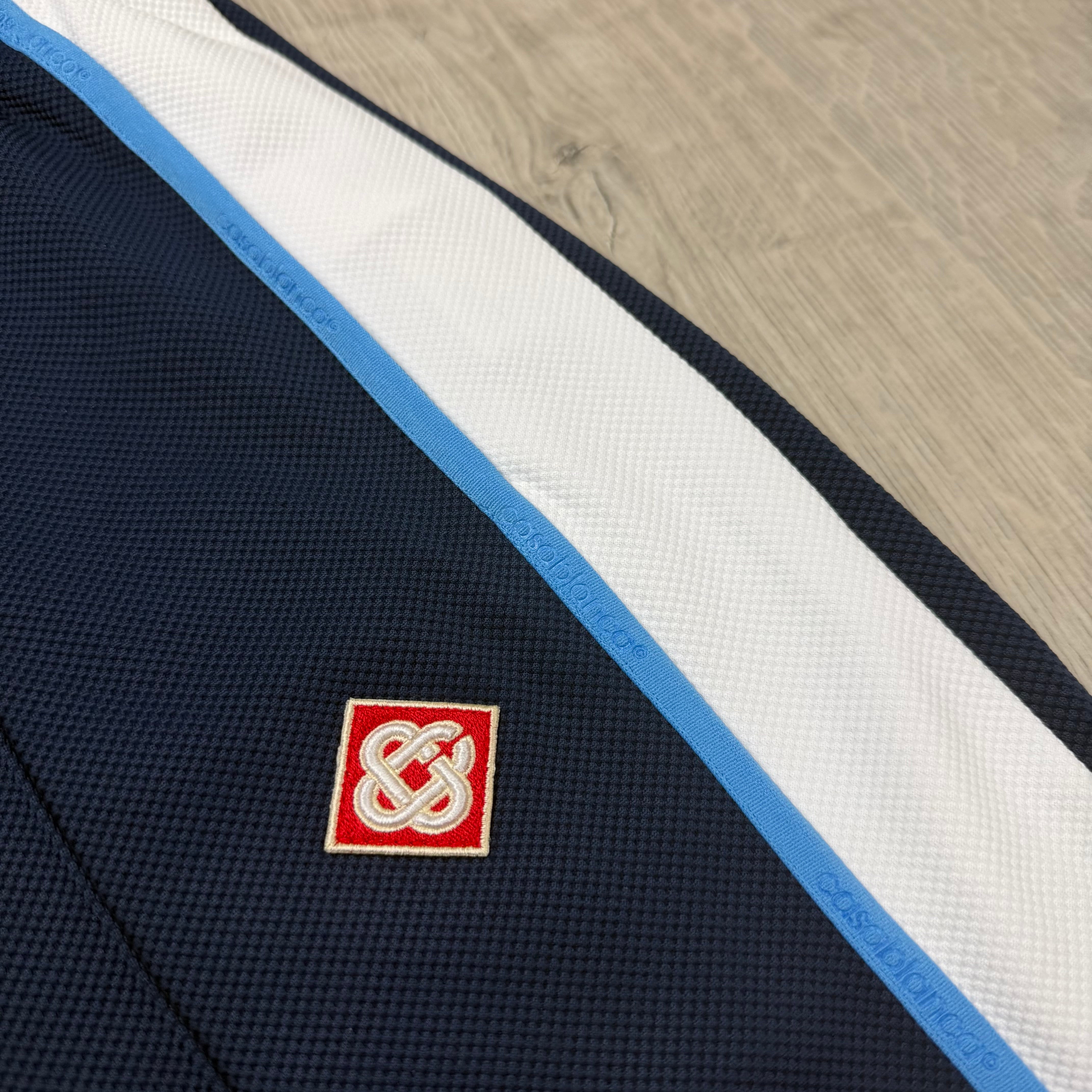 Casablanca Pique Track Pants - Navy