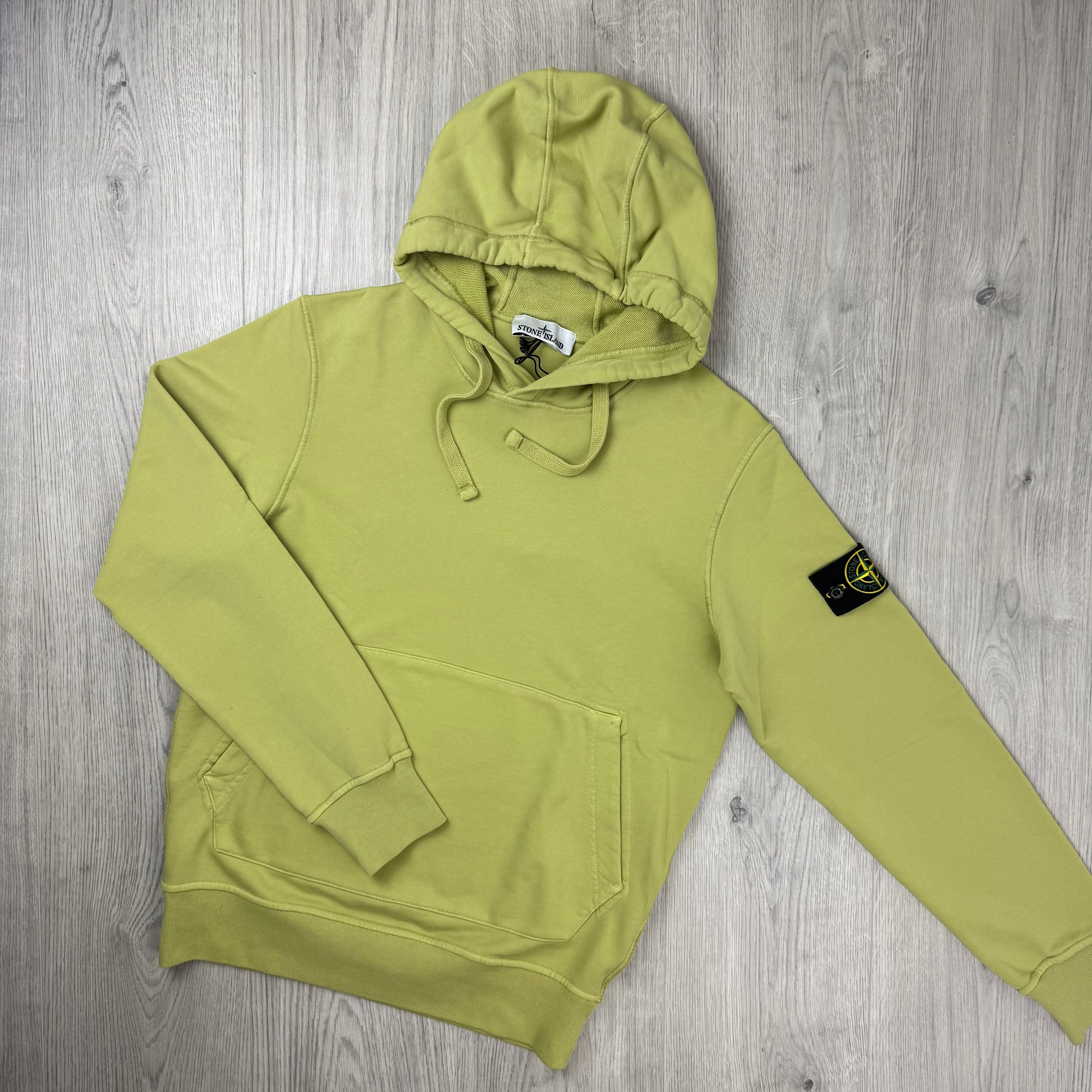 Stone Island Dyed Hoodie - Fern Green