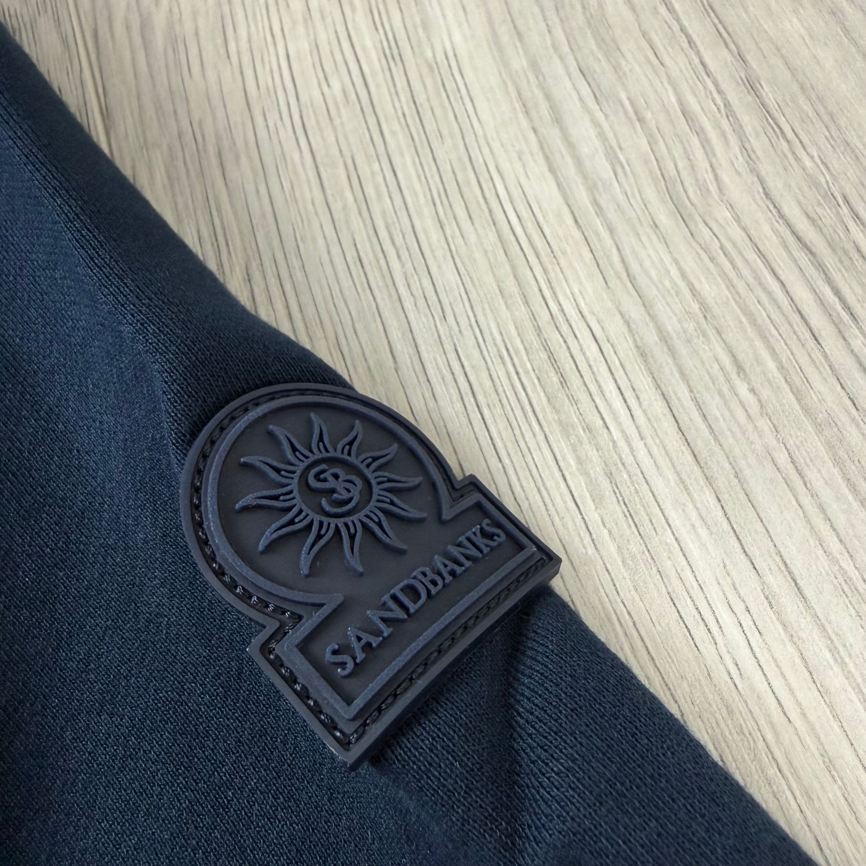 Sandbanks 'Yacht Club' Hoodie - Navy
