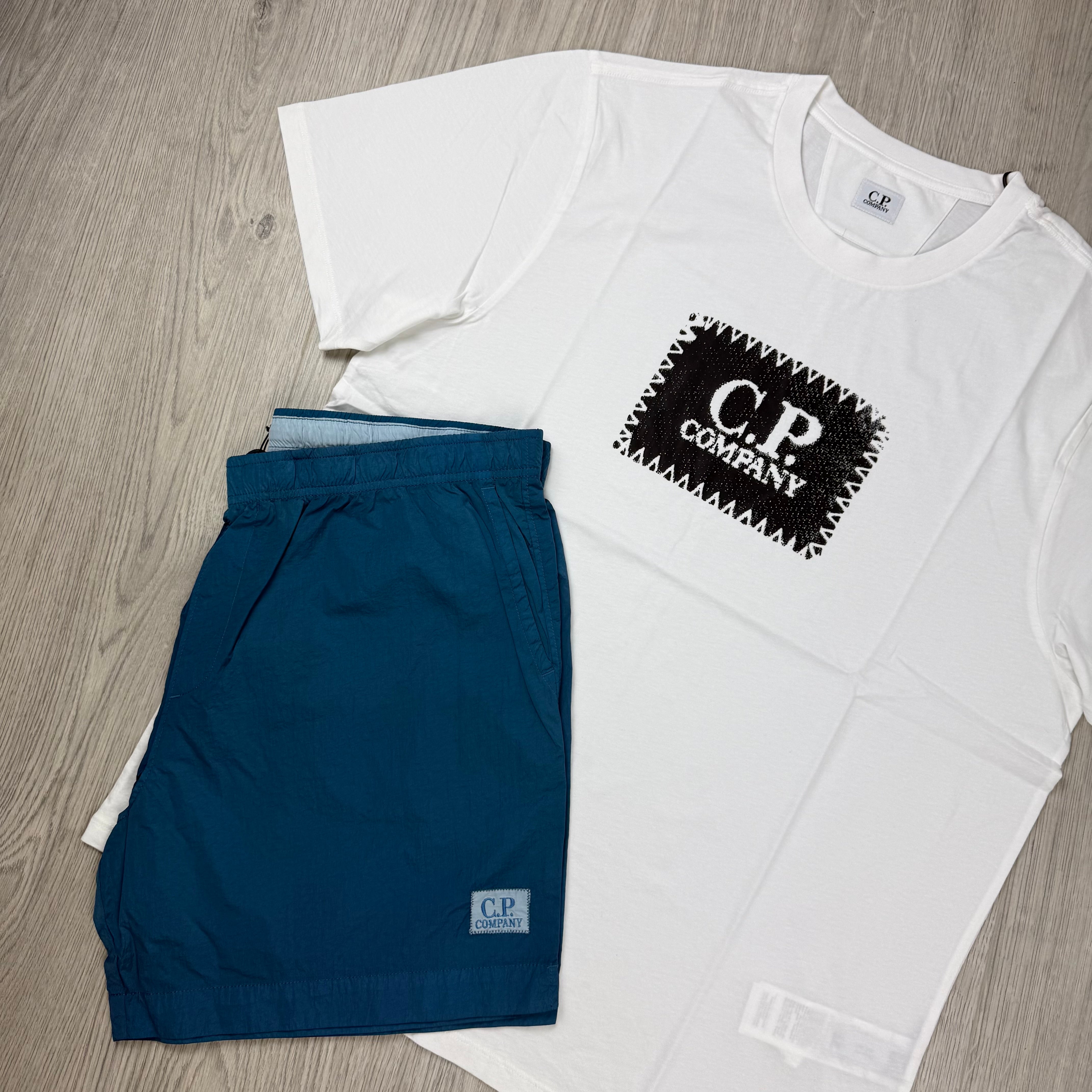 CP Company Holiday Set - White/Ink Blue
