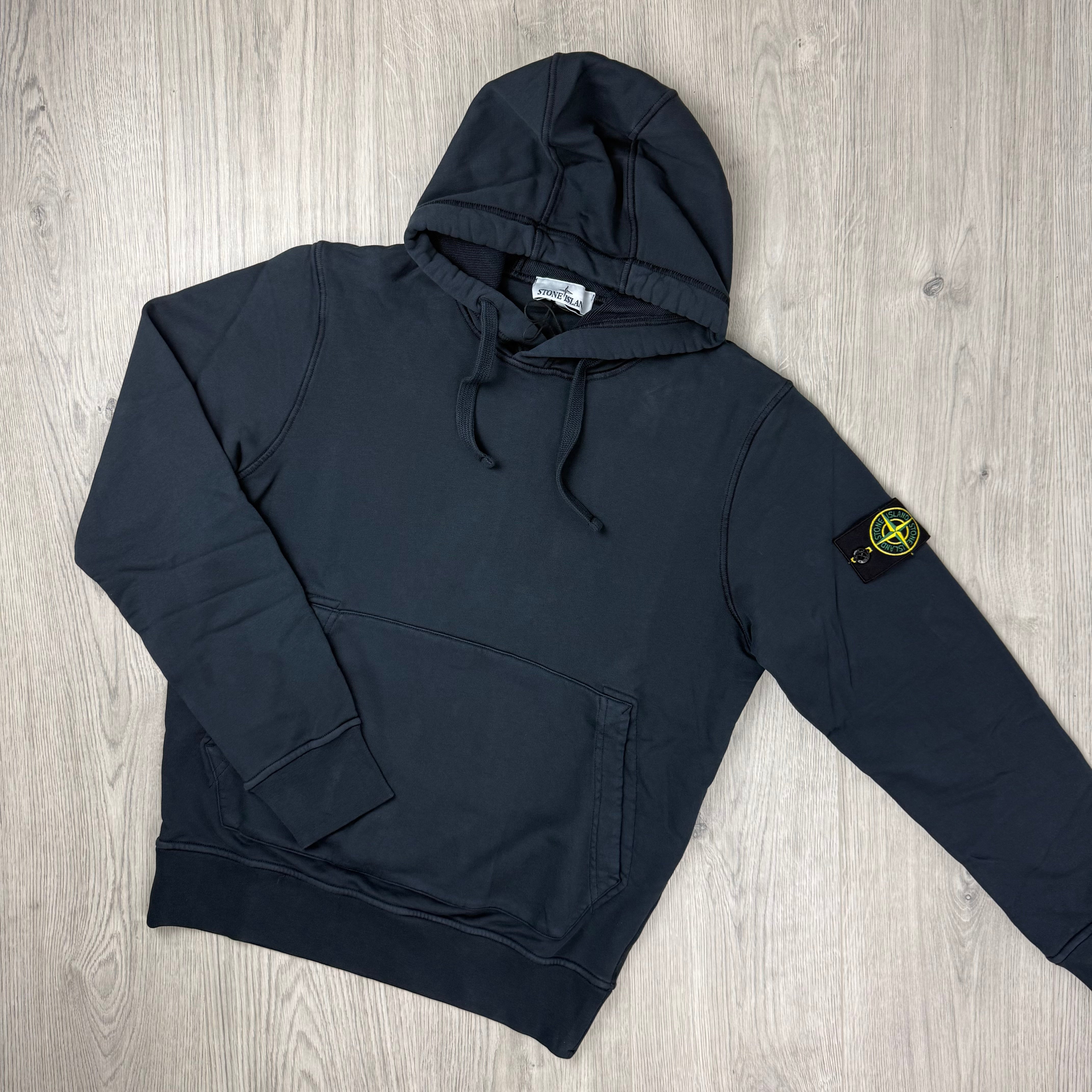Stone Island Dyed Hoodie - Navy