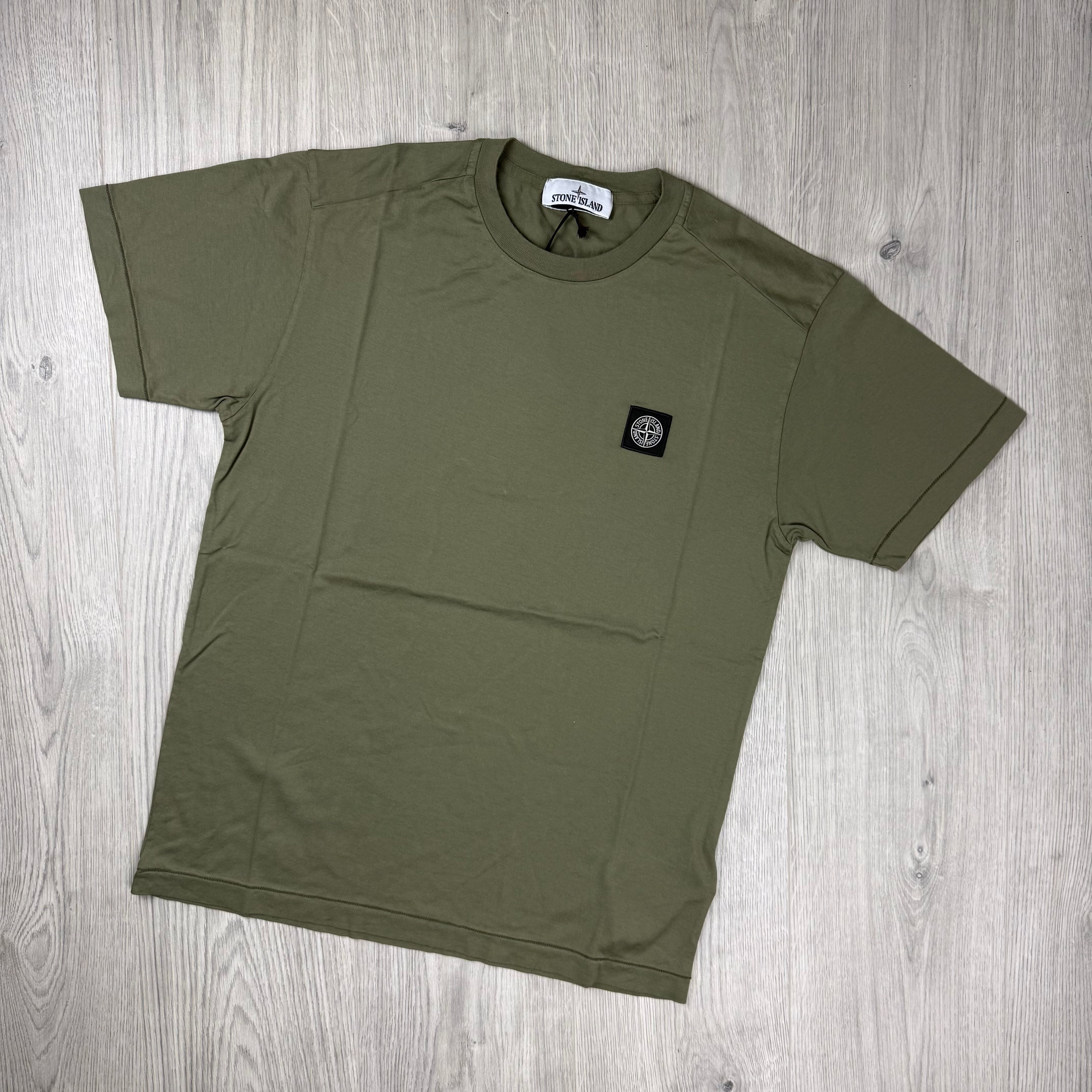 Stone Island Patch T-Shirt - Military