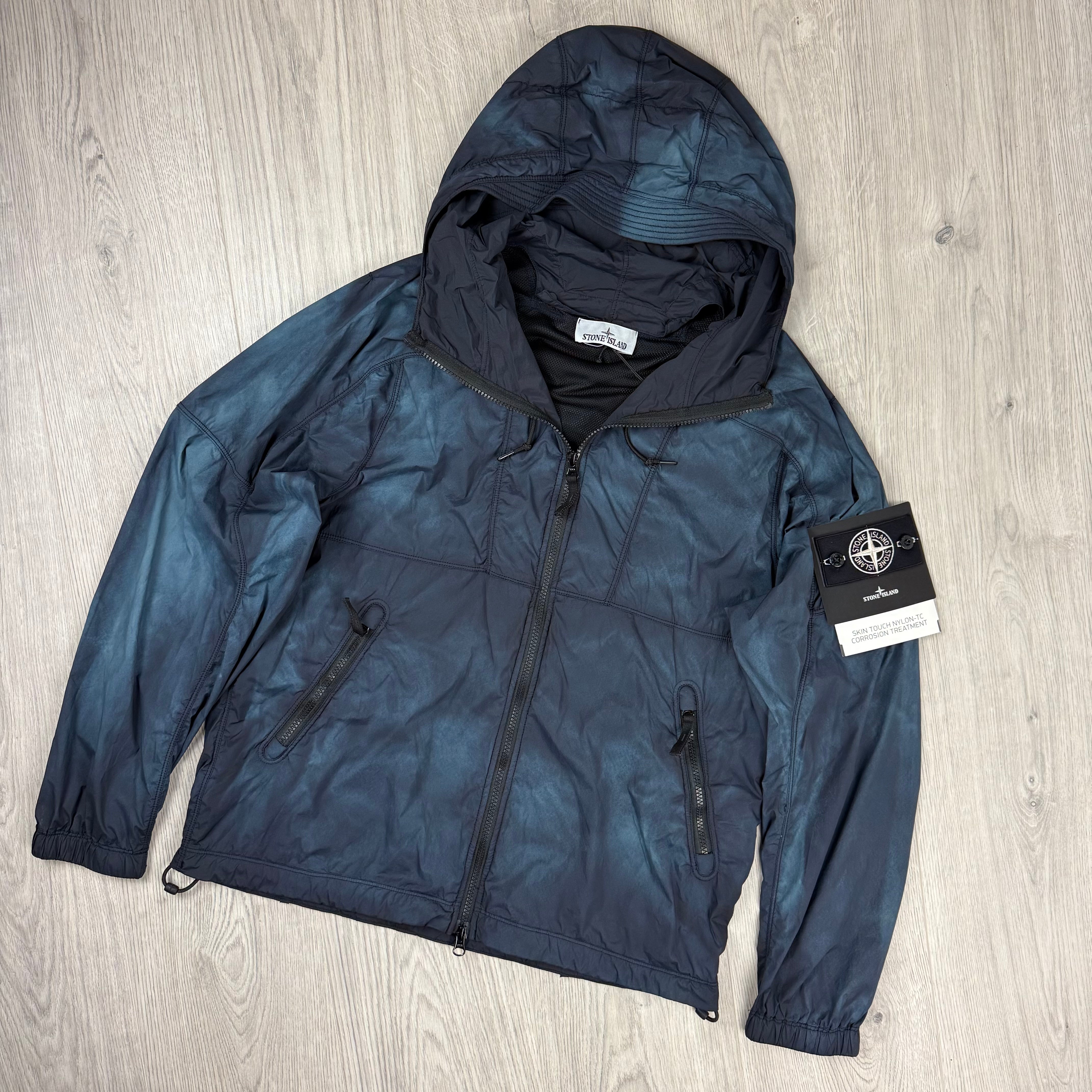 Stone Island Skin Touch Nylon-TC Corrosion Jacket - Black