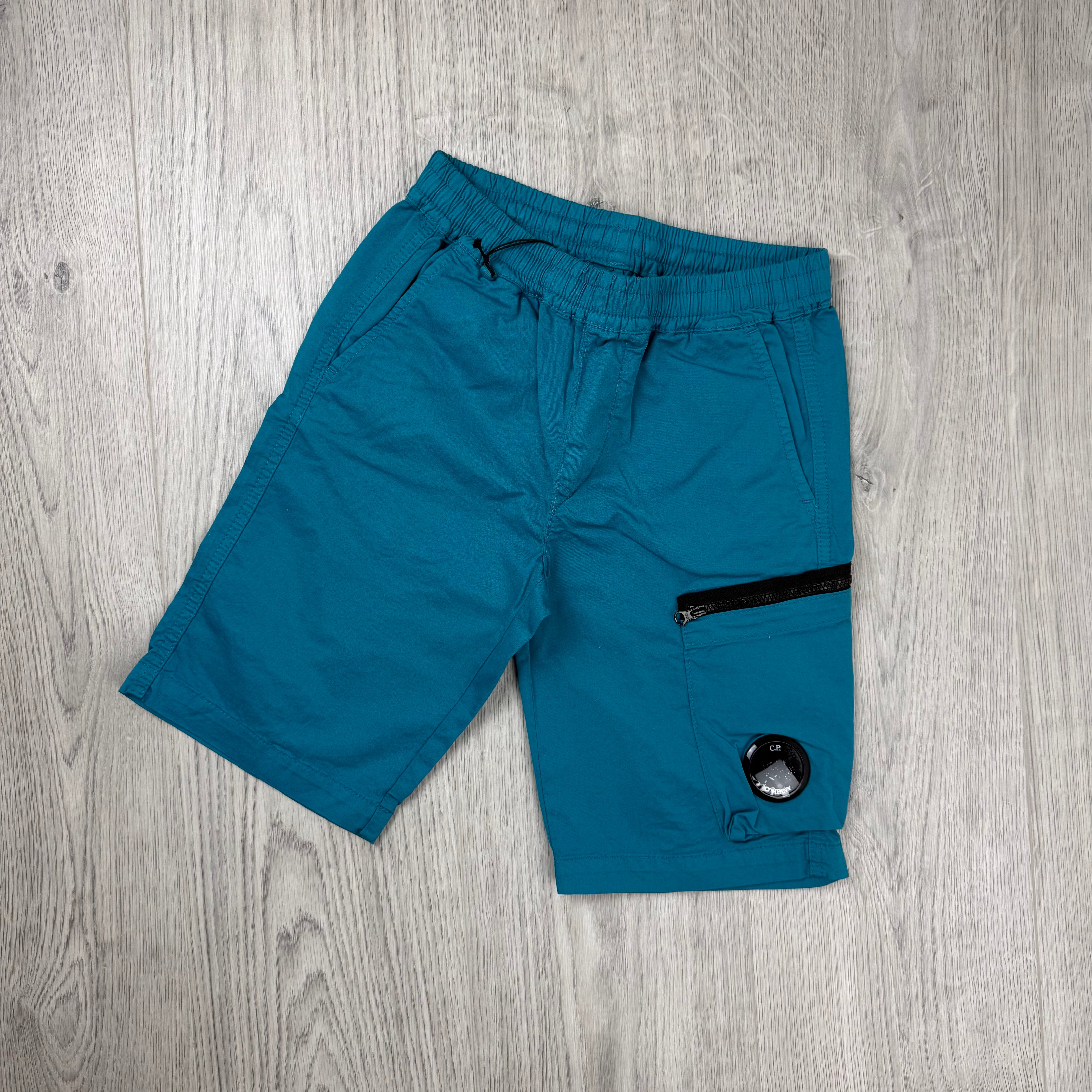 CP Company Junior Cargo Shorts - Tile Blue
