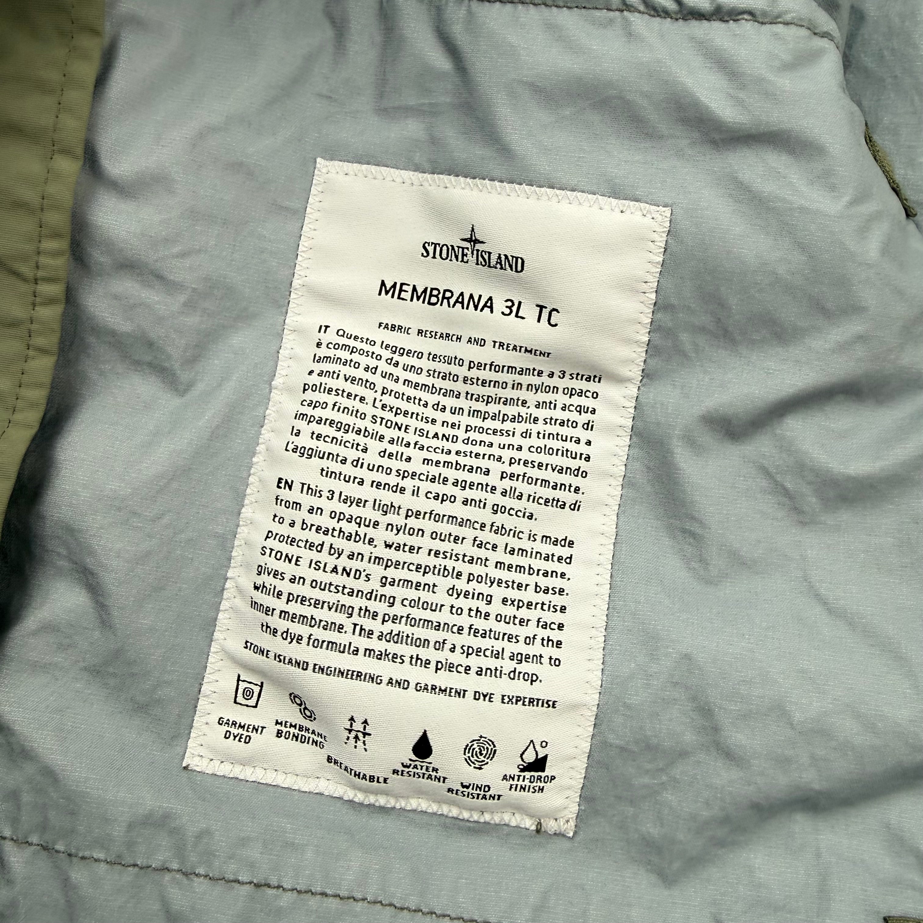 Stone Island Membrana Jacket - Sage