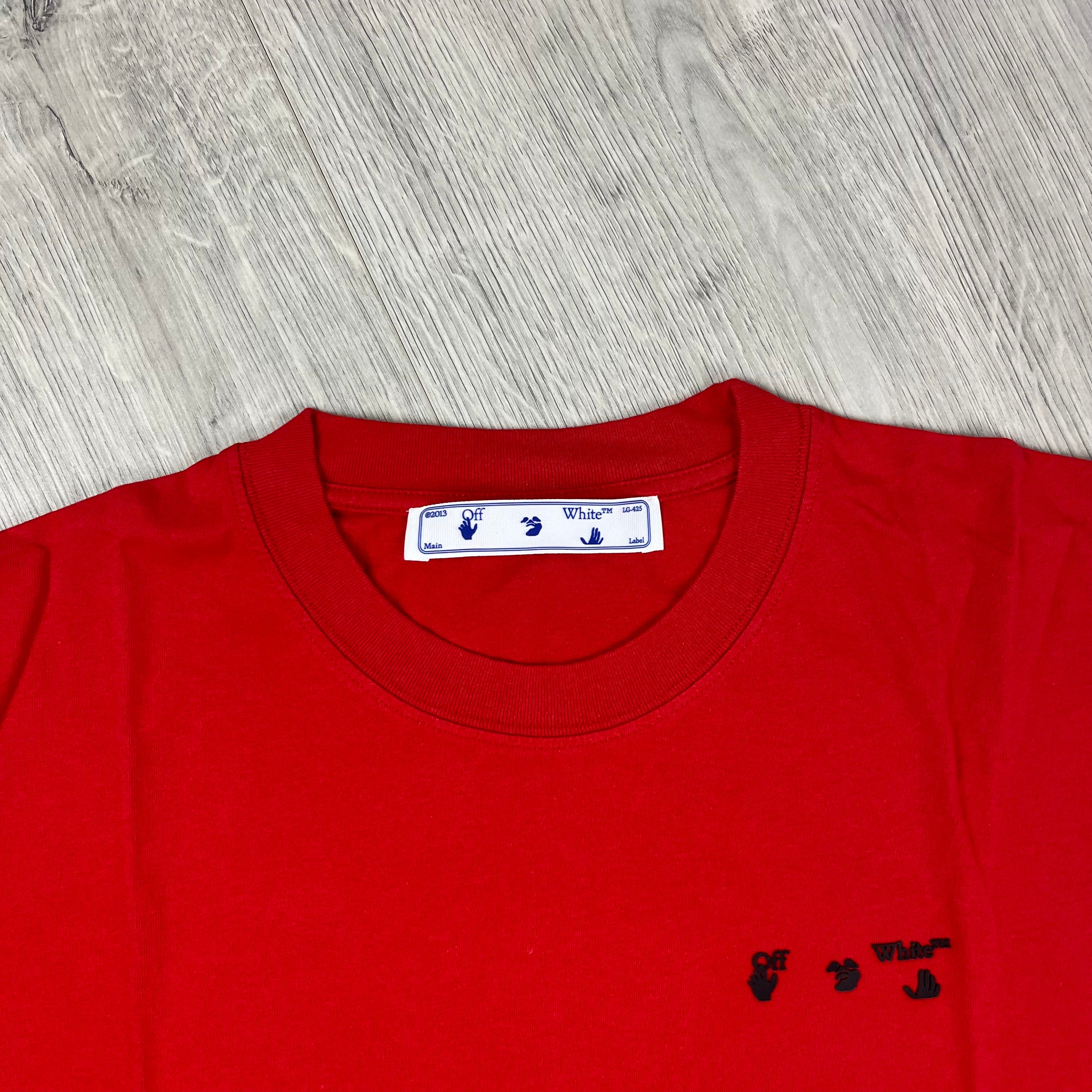 Off-White Logo T-Shirt - Red