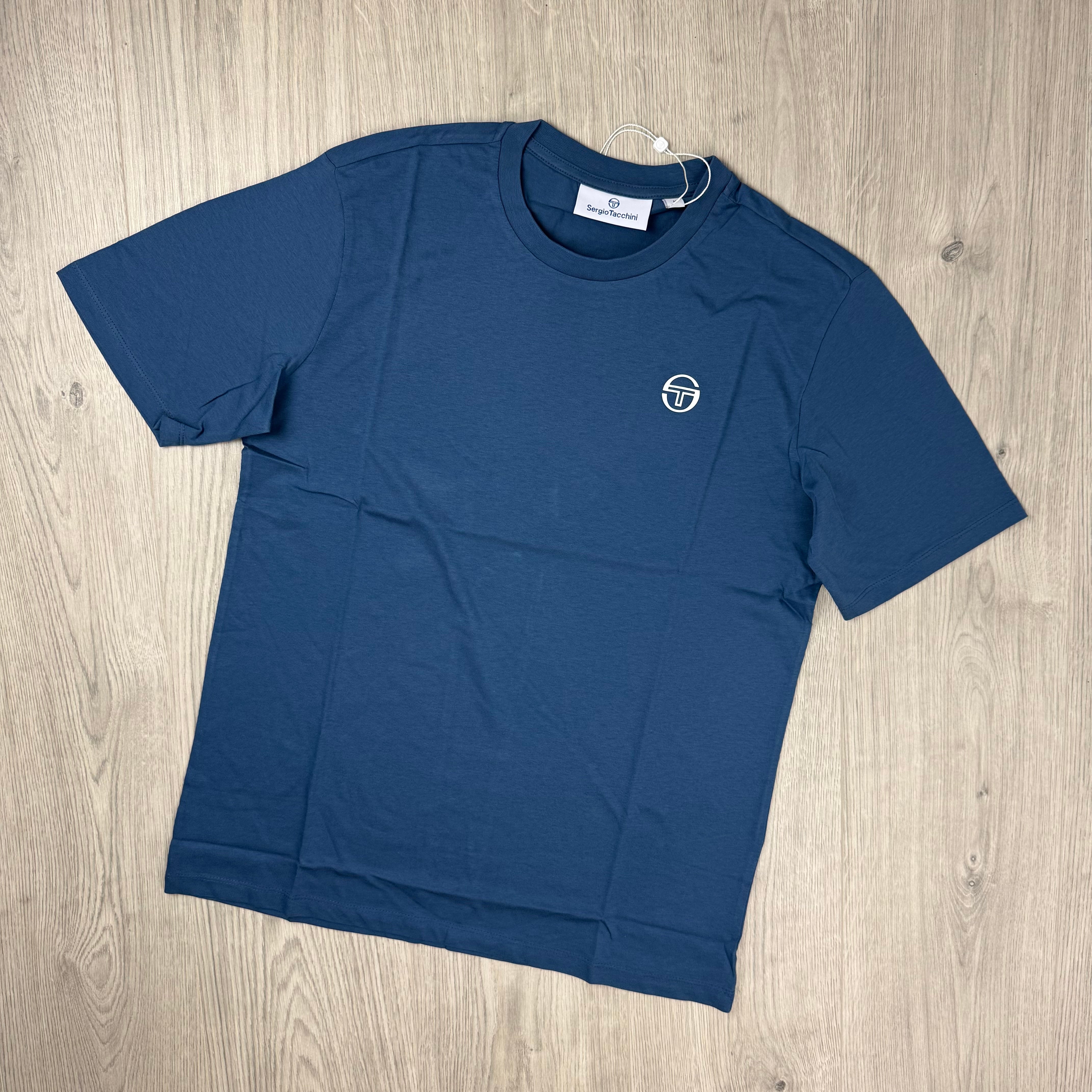 Sergio Tacchini 'Taormina Co' T-Shirt - Ensigne Blue