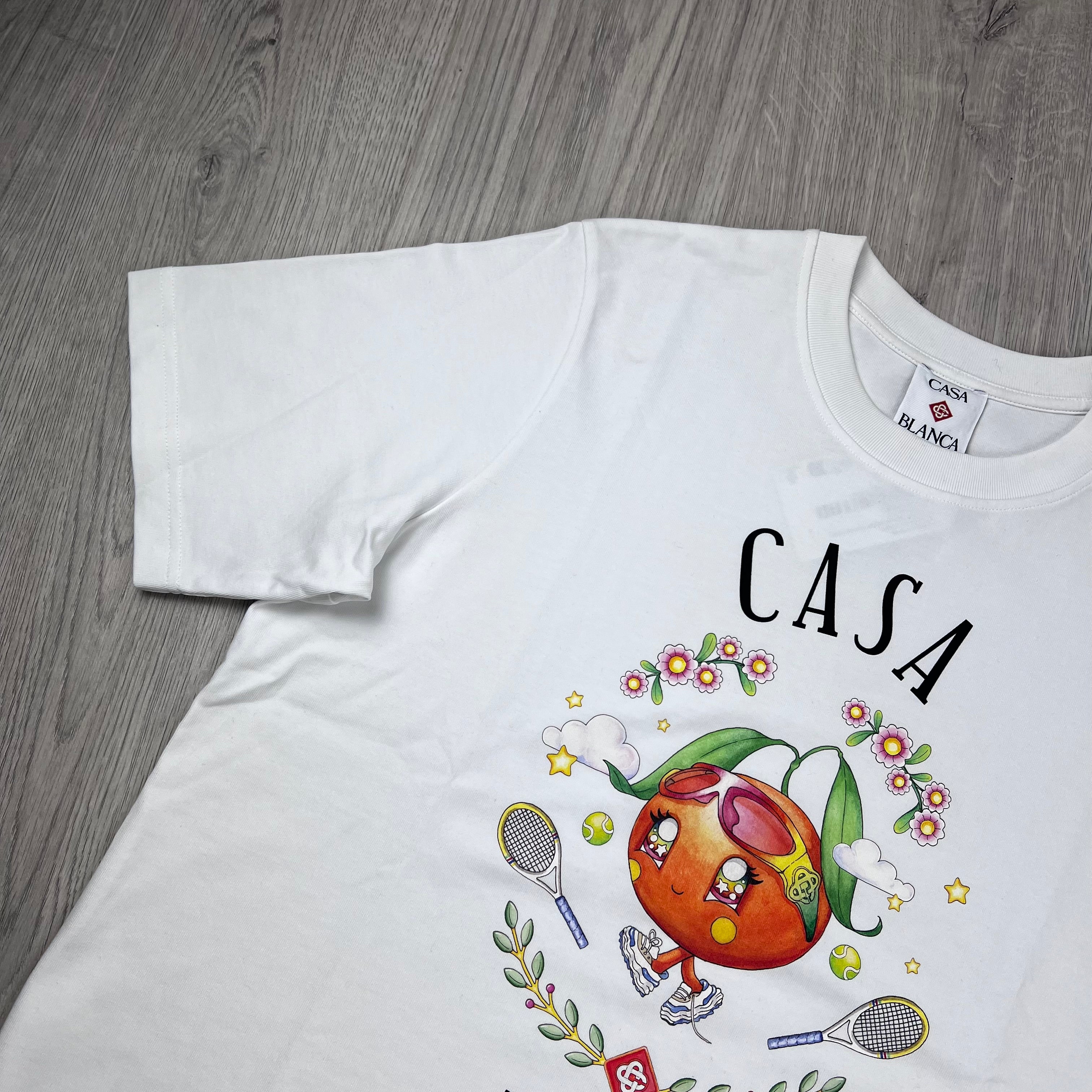 Casablanca 'Casa Way Mascot' T-Shirt - White