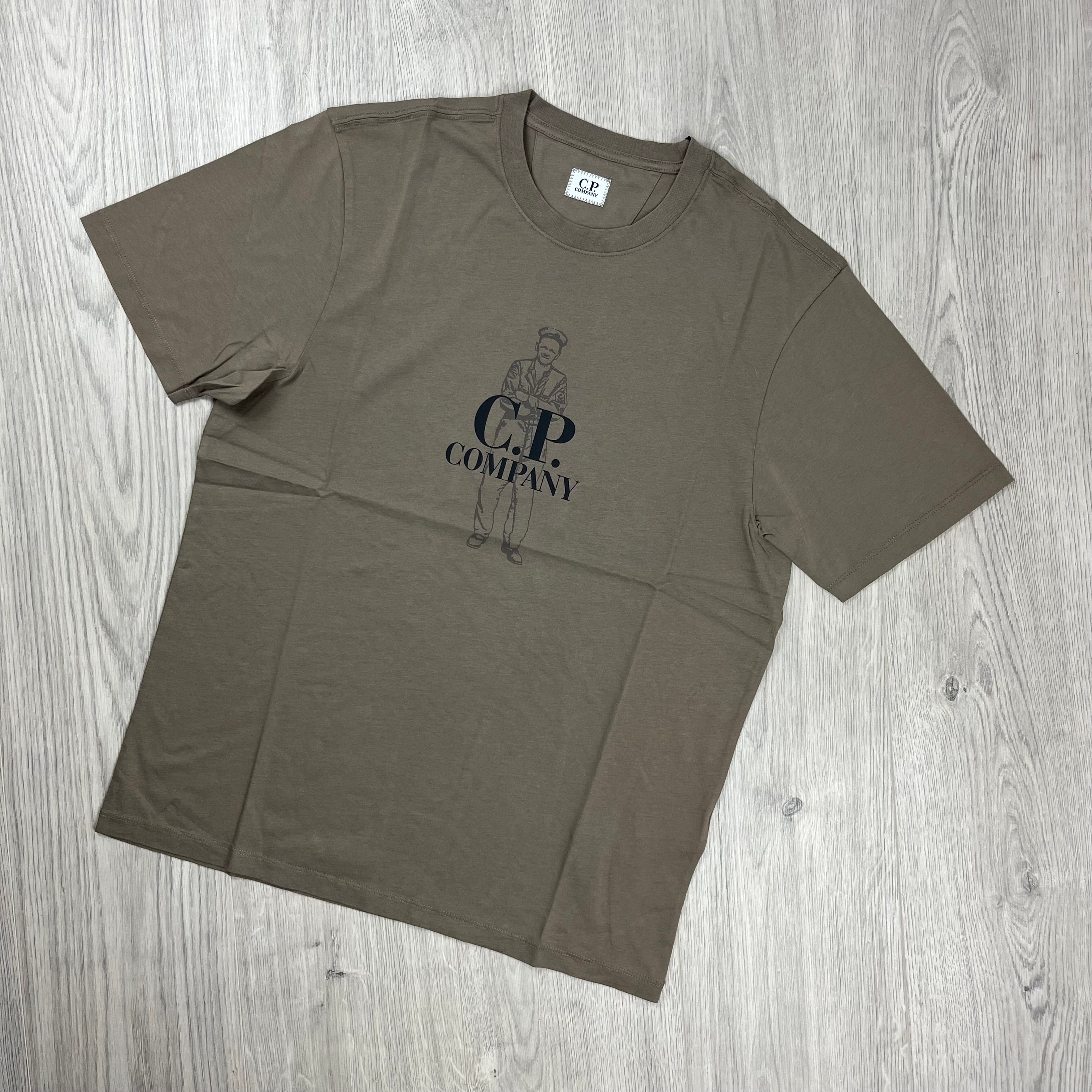 CP Company Sailor T-Shirt - Walnut