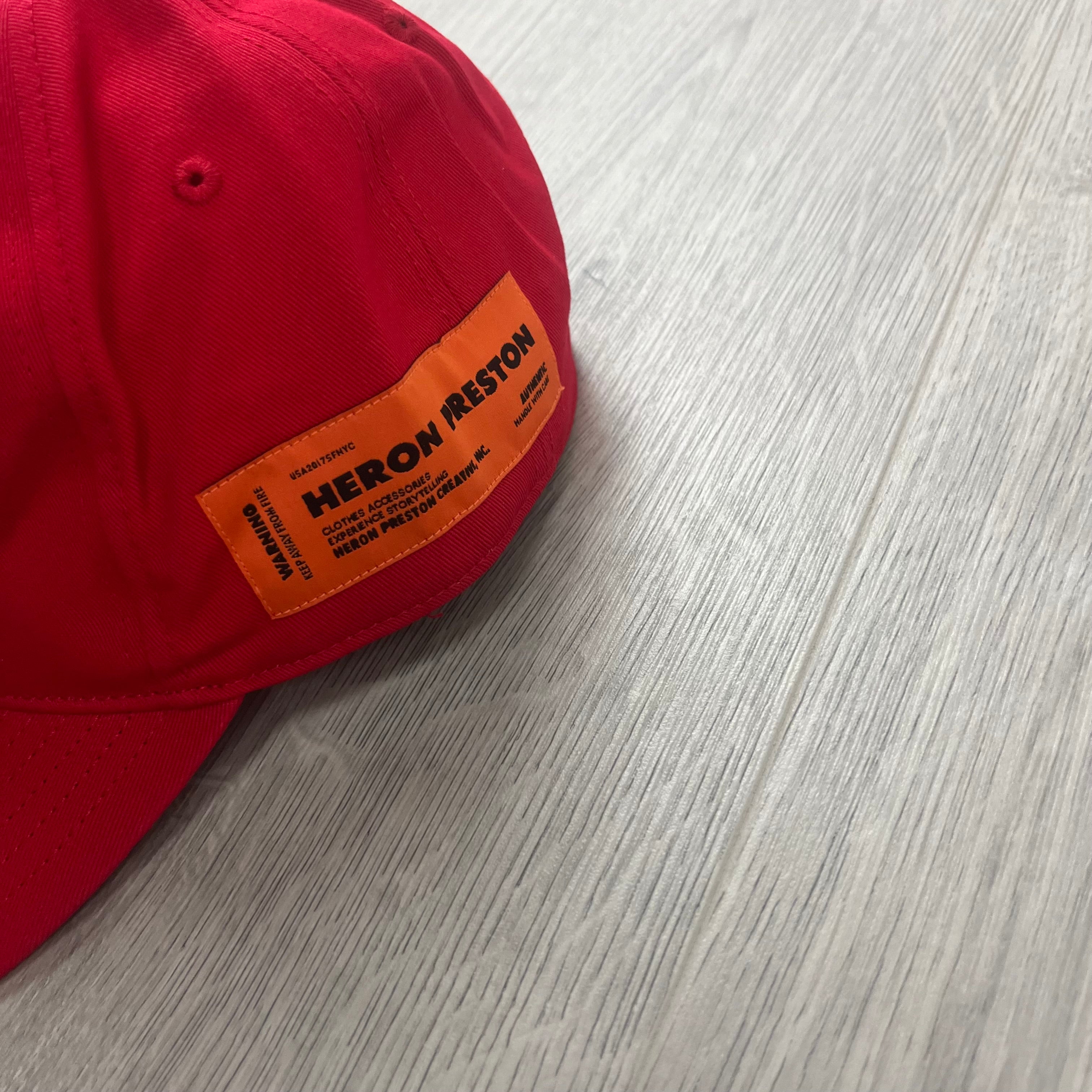 Heron Preston Baseball Cap - Red