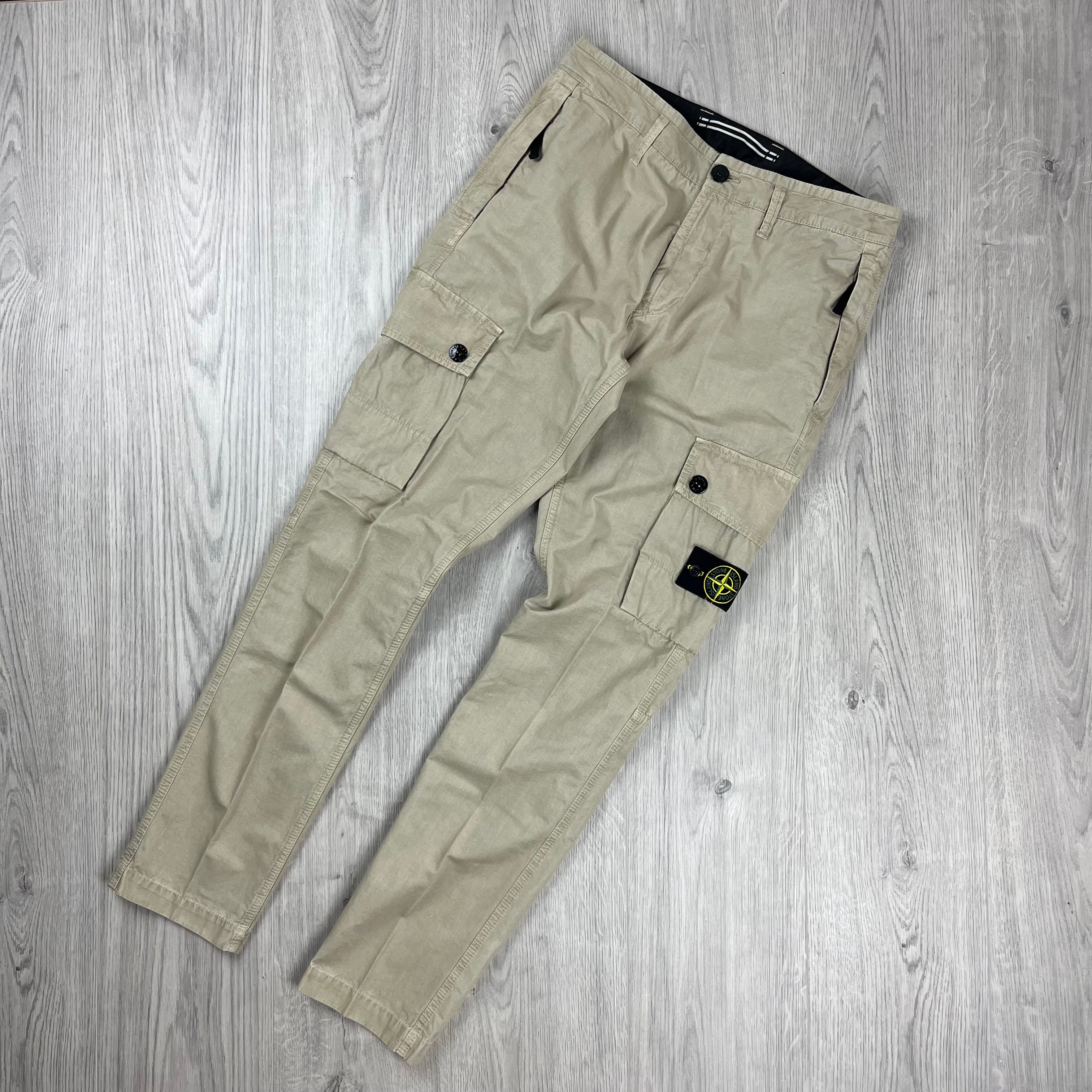 Stone Island Cargo Trousers - Biscuit