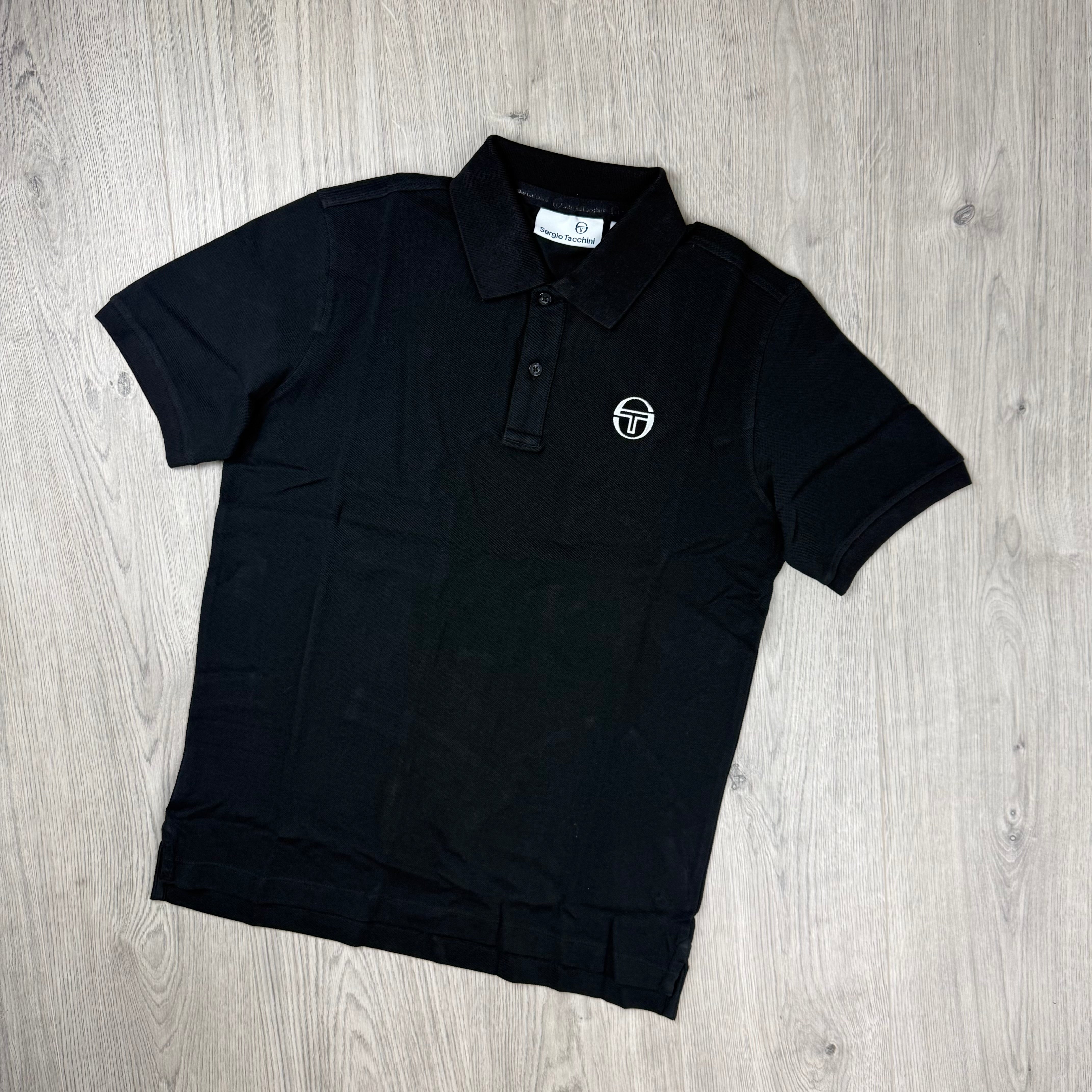 Sergio Tacchini 'Classica' Polo Shirt - Black