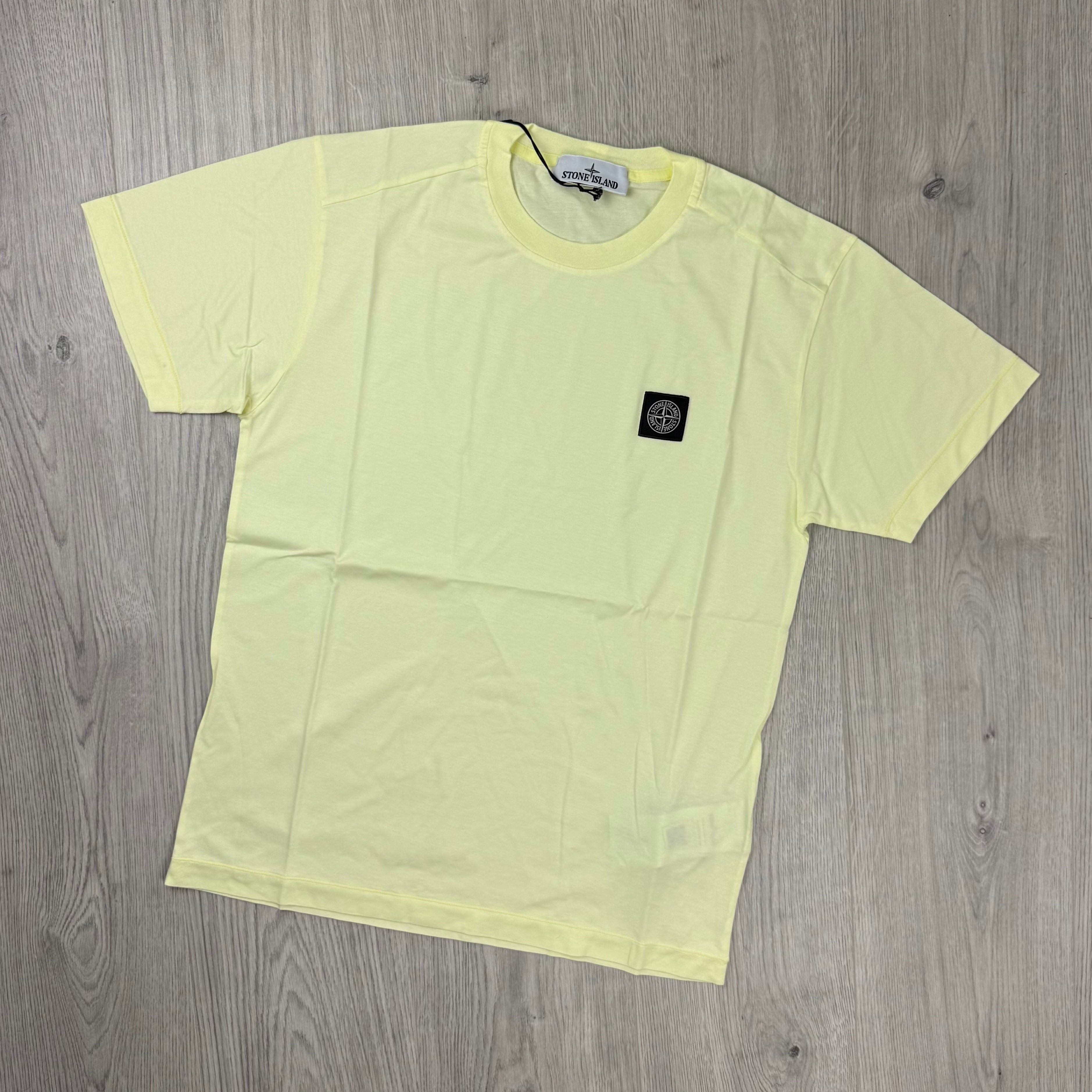 Stone Island Patch T-Shirt - Lemon