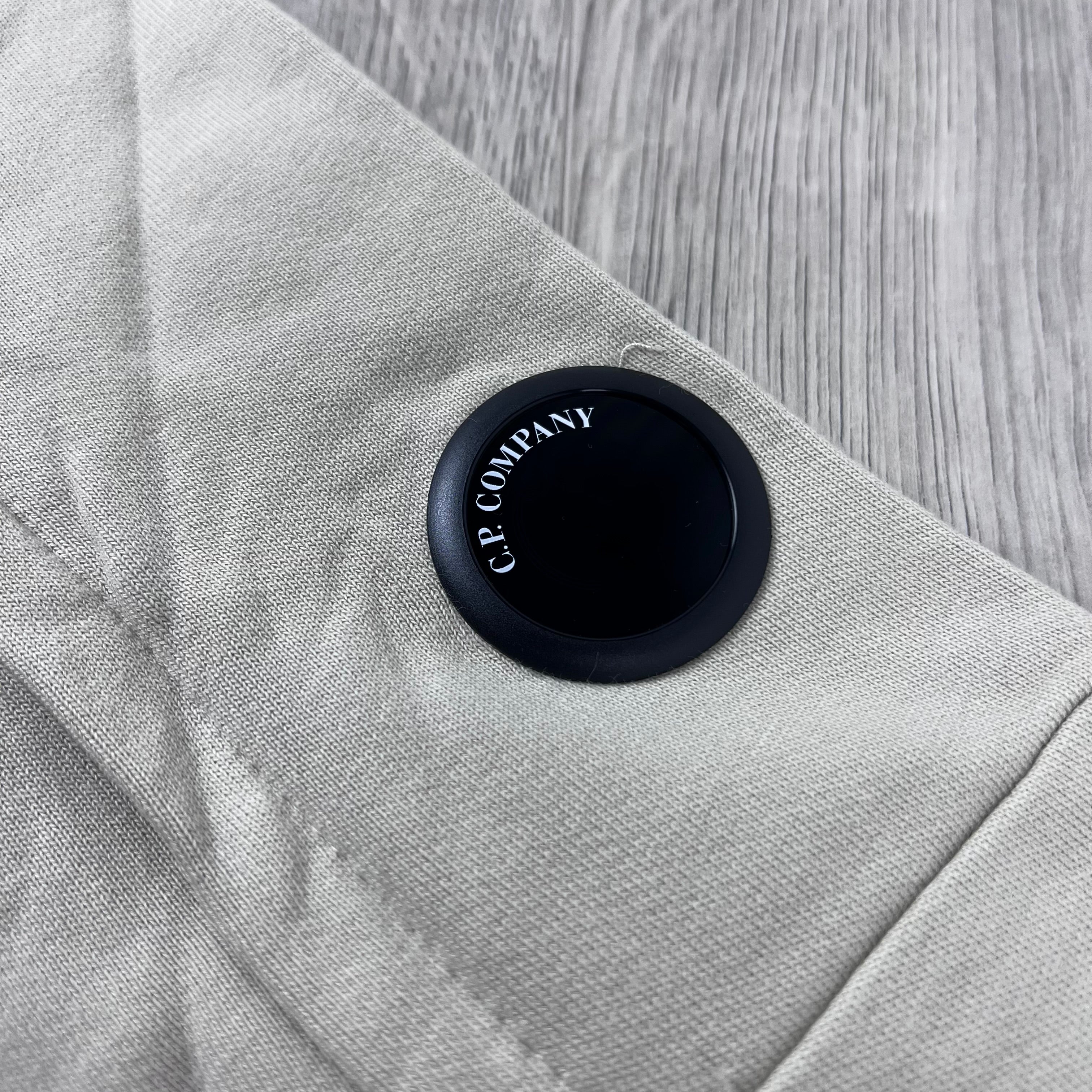 CP Company Raised Fleece Sweatpants - Silver Birch