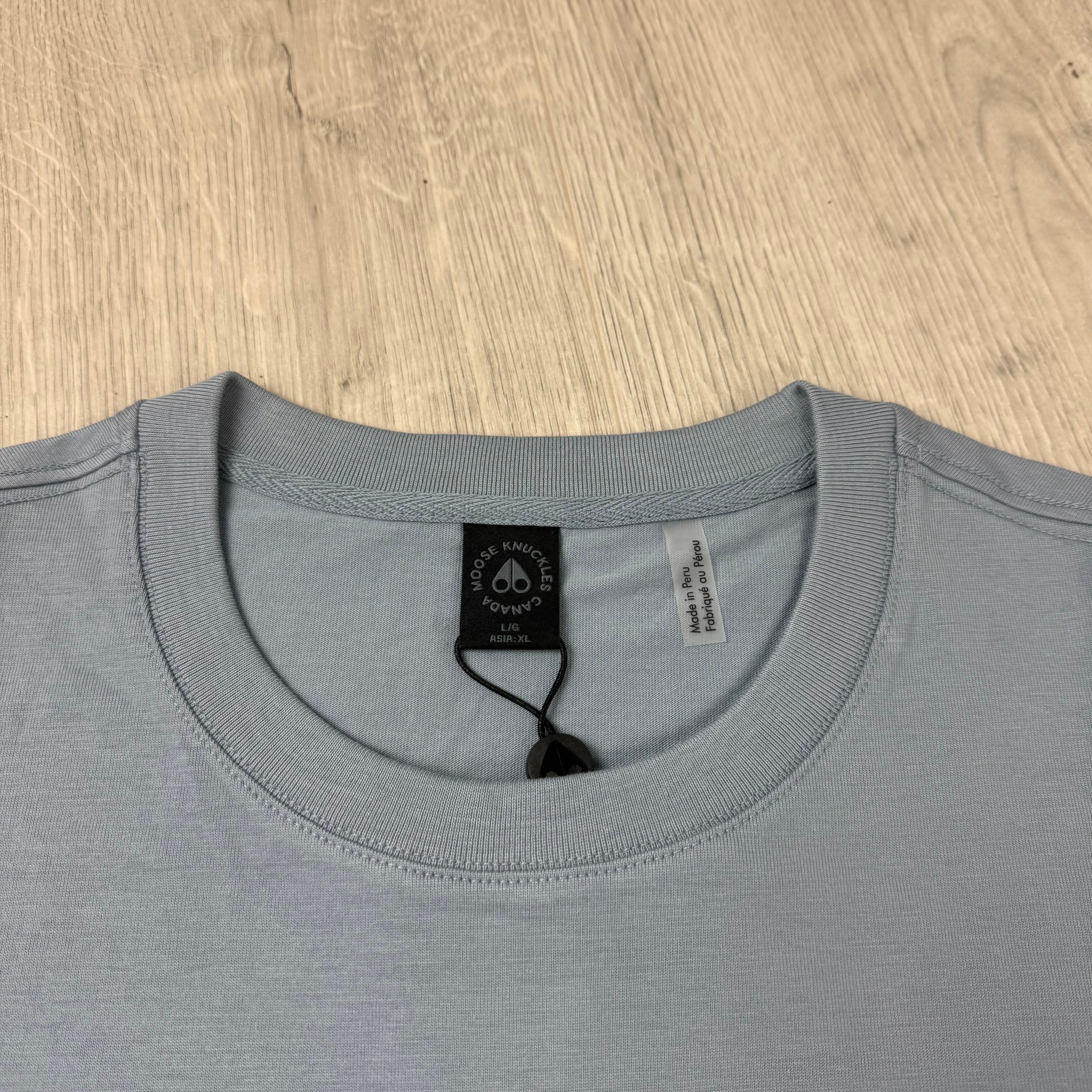 Moose Knuckles 'Crescent' T-Shirt - Jet Stream