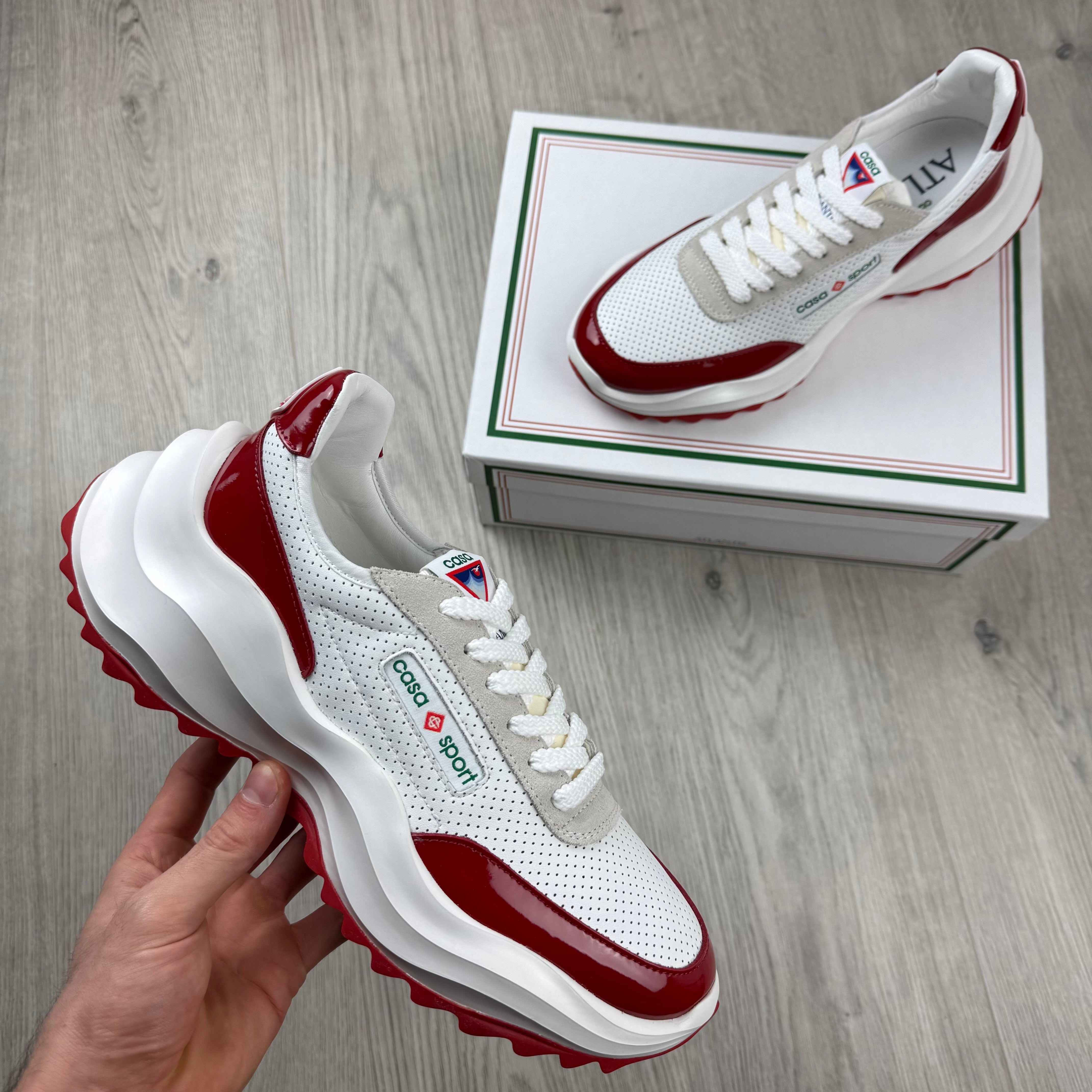 Casablanca 'Atlantis' Sneaker - White/Red