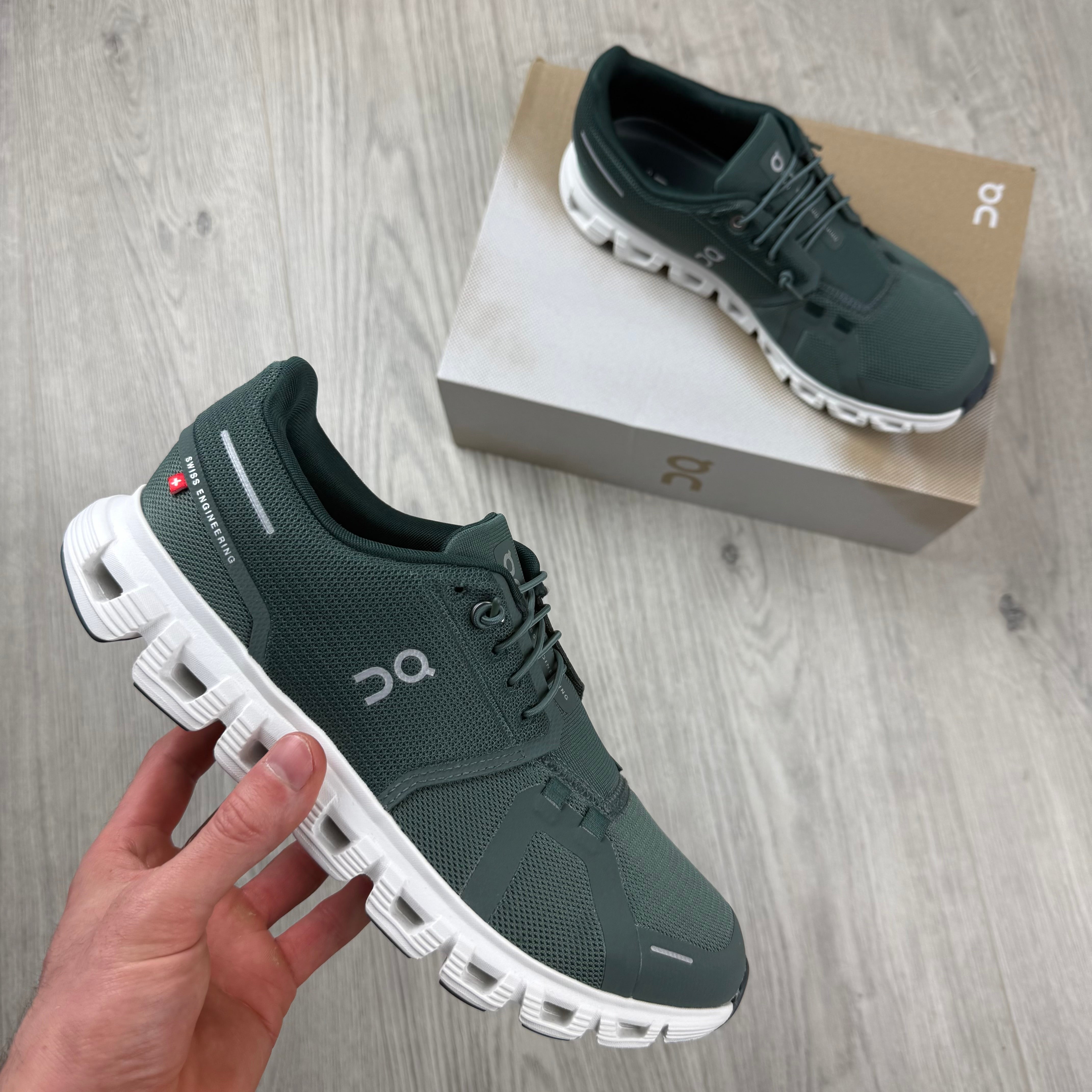 On Running 'Cloud 6' Sneakers - Evergreen