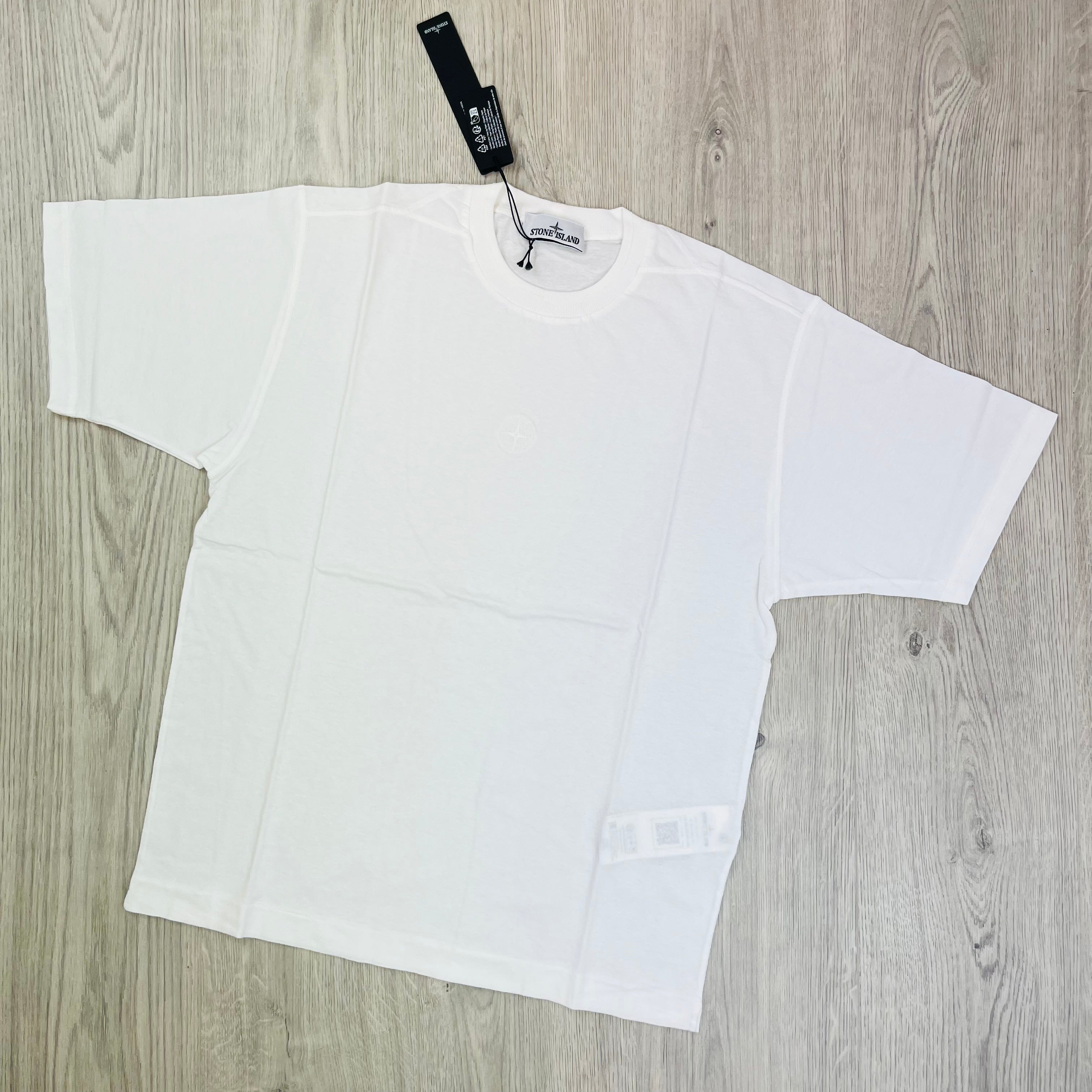 Stone Island Embroidered T-Shirt - White