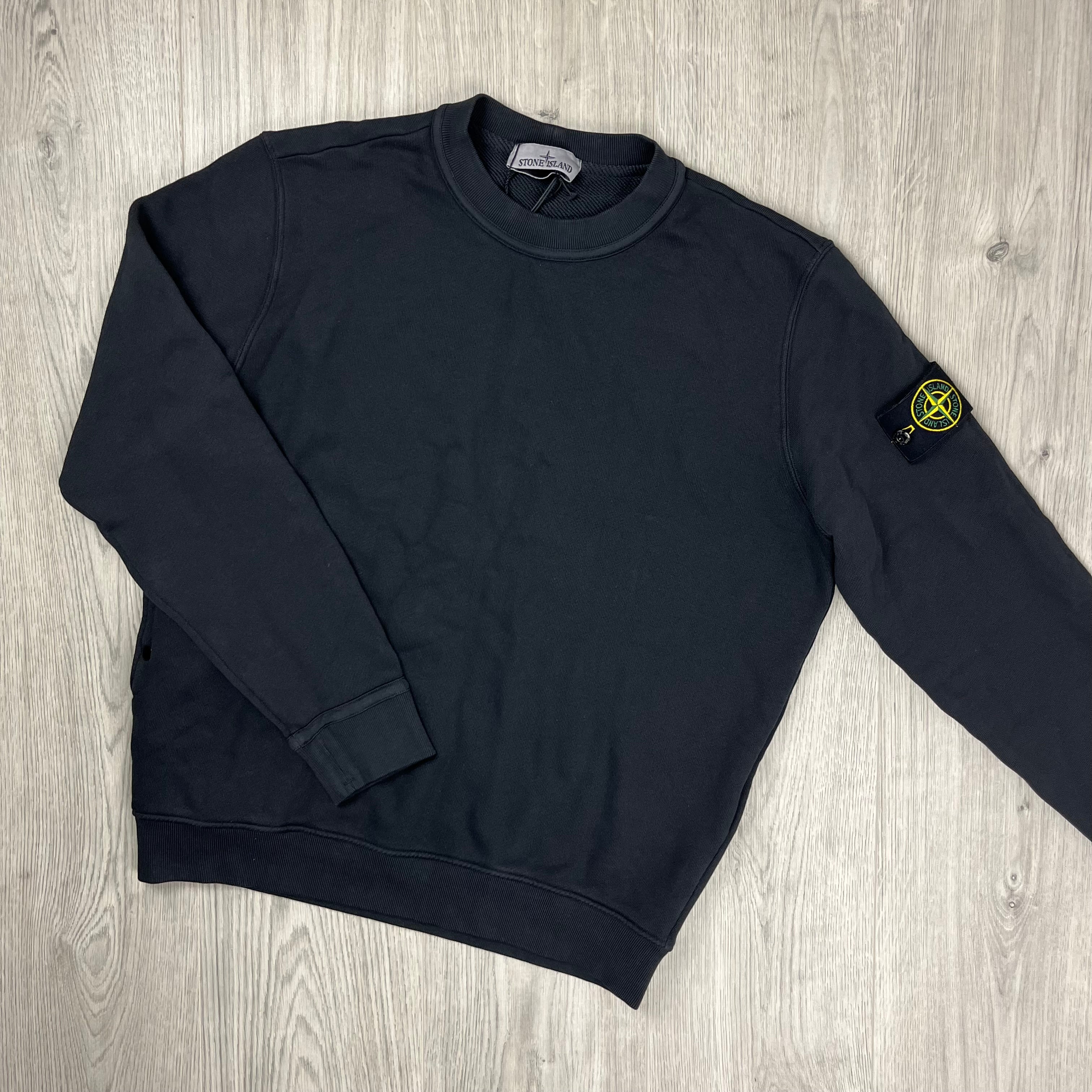 Stone Island Dyed Sweatshirt - Black