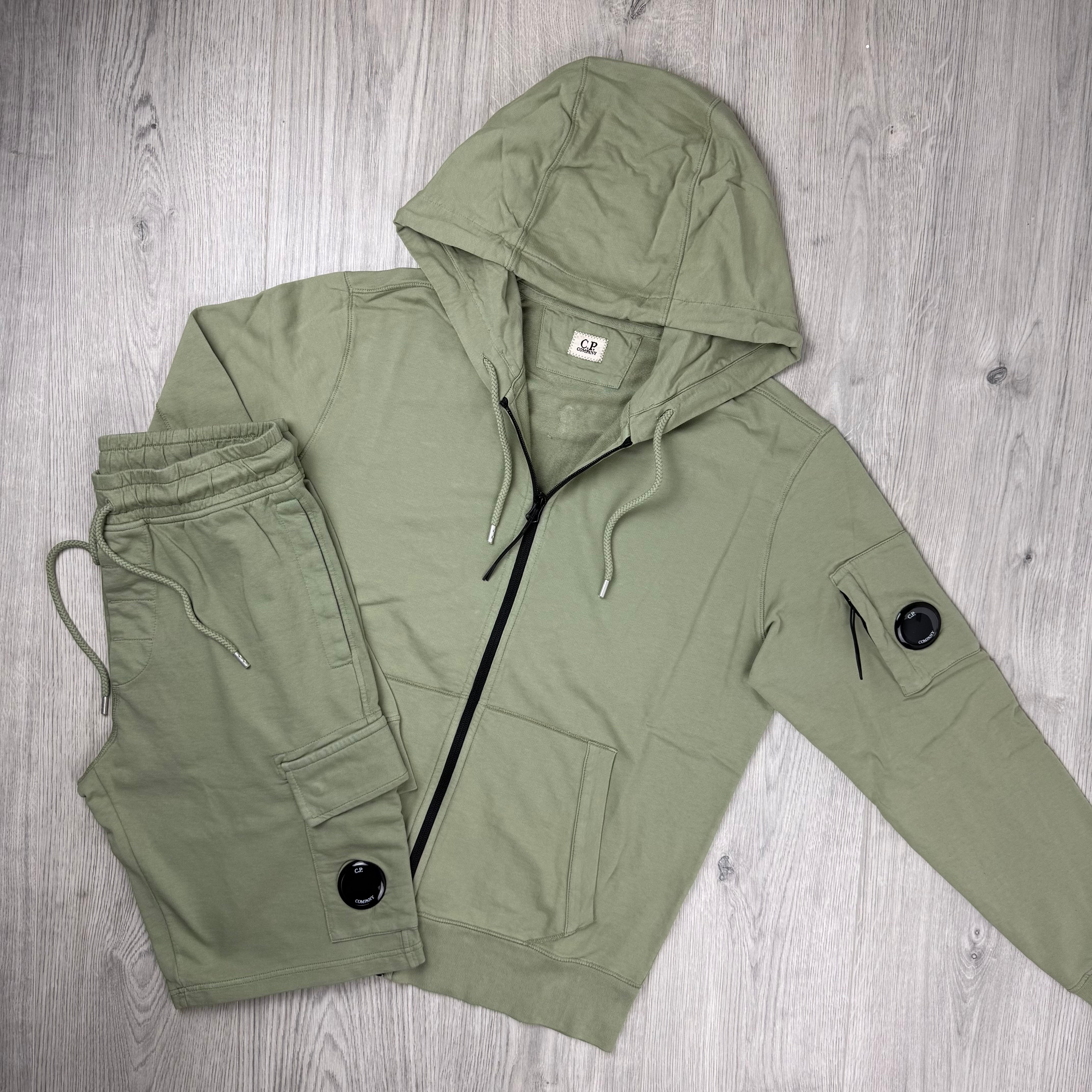 CP Company Tracksuit - Moss Gray