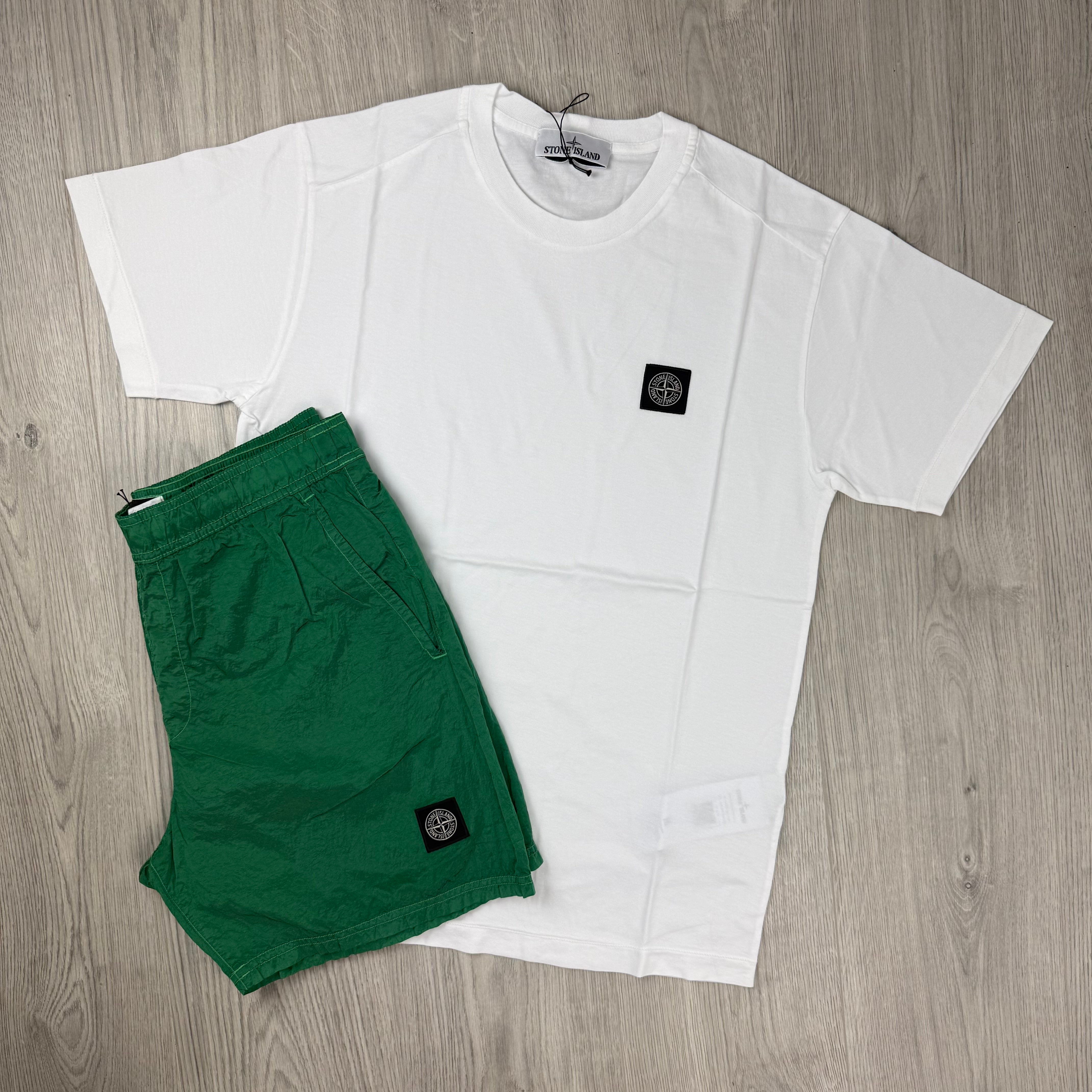 Stone Island Holiday Set - White/Malachite