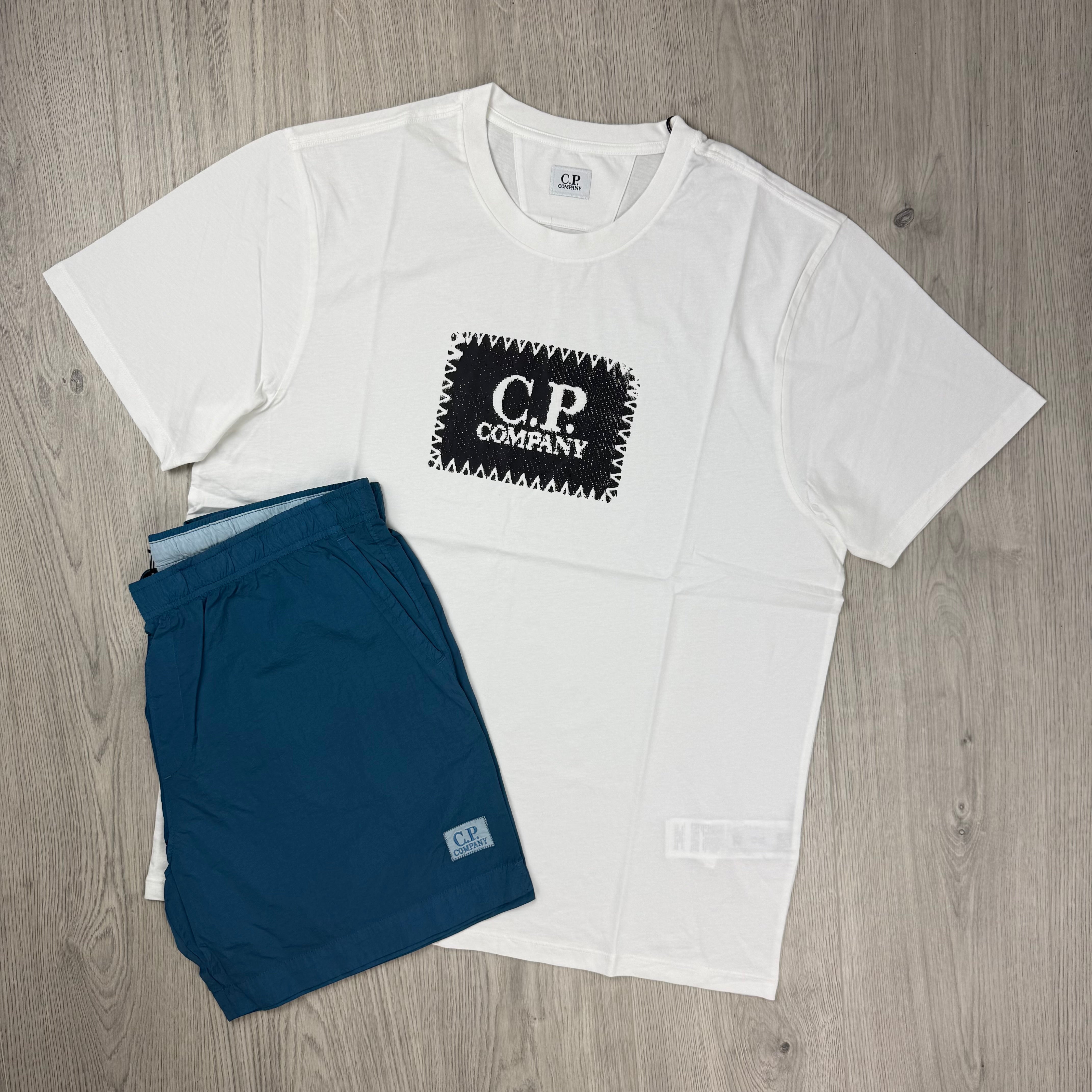 CP Company Holiday Set - White/Ink Blue