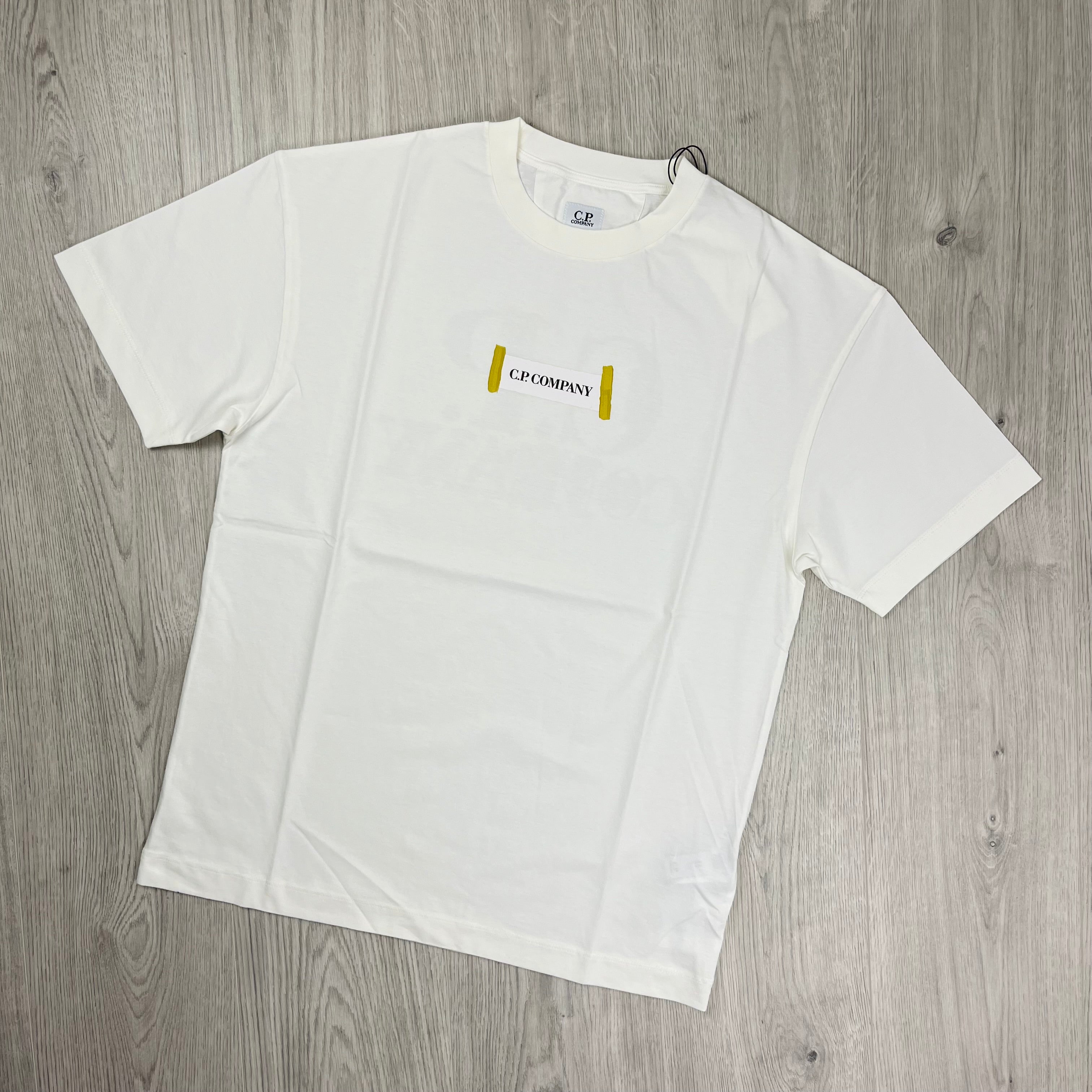 CP Company Blurred T-Shirt - White